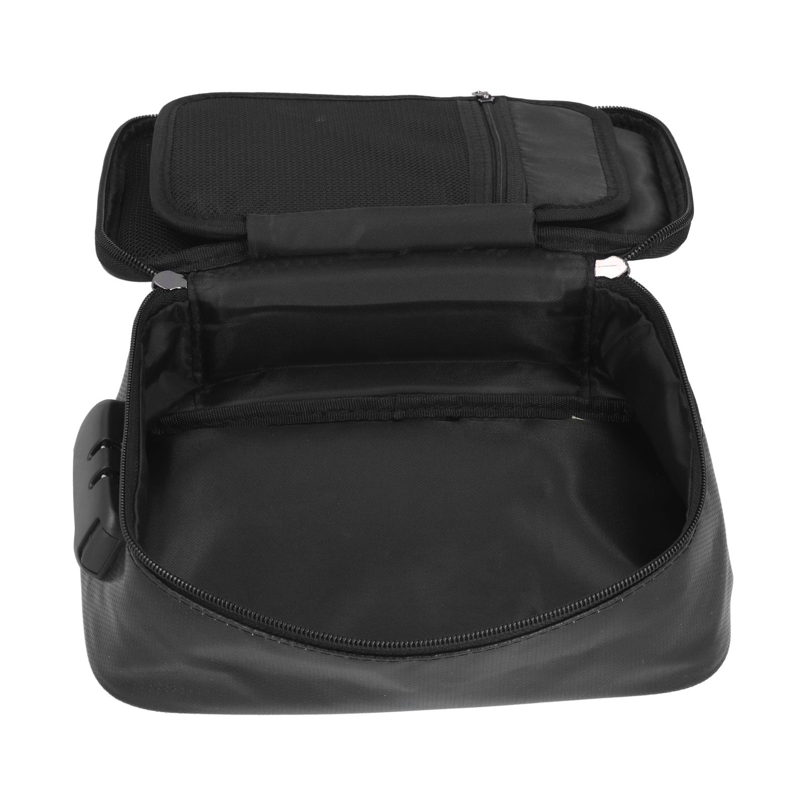 Certificate Storage Bag with Lock Waterproof Fireproof Document Bag File Organizer Bag Passport Money Storage CaseBlack - Image 6