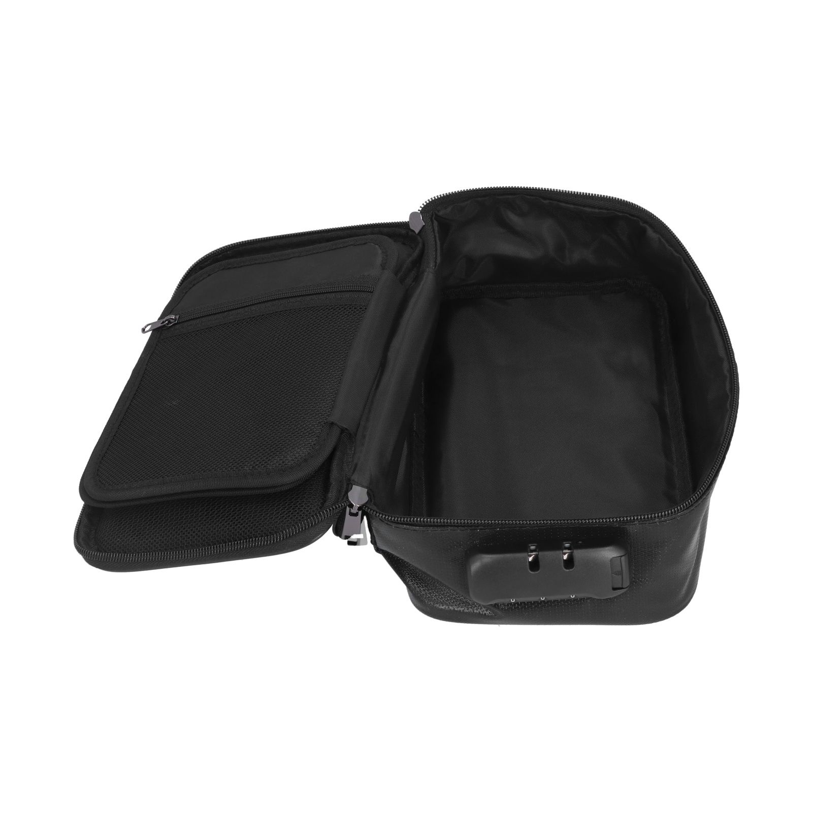 Certificate Storage Bag with Lock Waterproof Fireproof Document Bag File Organizer Bag Passport Money Storage CaseBlack - Image 7