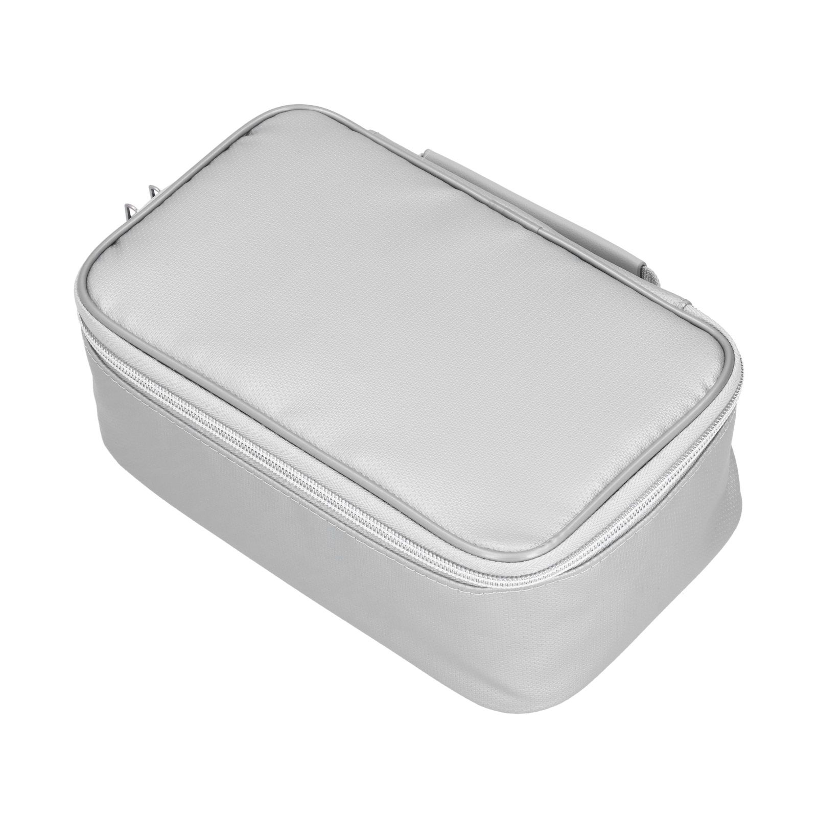 Certificate Storage Bag with Lock Waterproof Fireproof Document Bag File Organizer Bag Passport Money Storage CaseSilver - Image 2