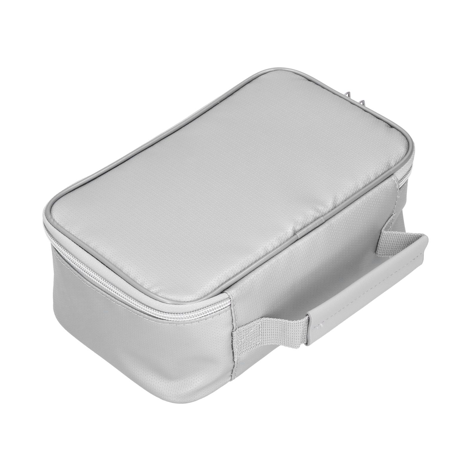 Certificate Storage Bag with Lock Waterproof Fireproof Document Bag File Organizer Bag Passport Money Storage CaseSilver - Image 3