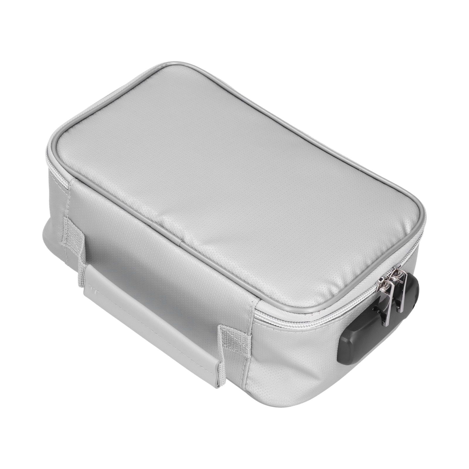 Certificate Storage Bag with Lock Waterproof Fireproof Document Bag File Organizer Bag Passport Money Storage CaseSilver - Image 5