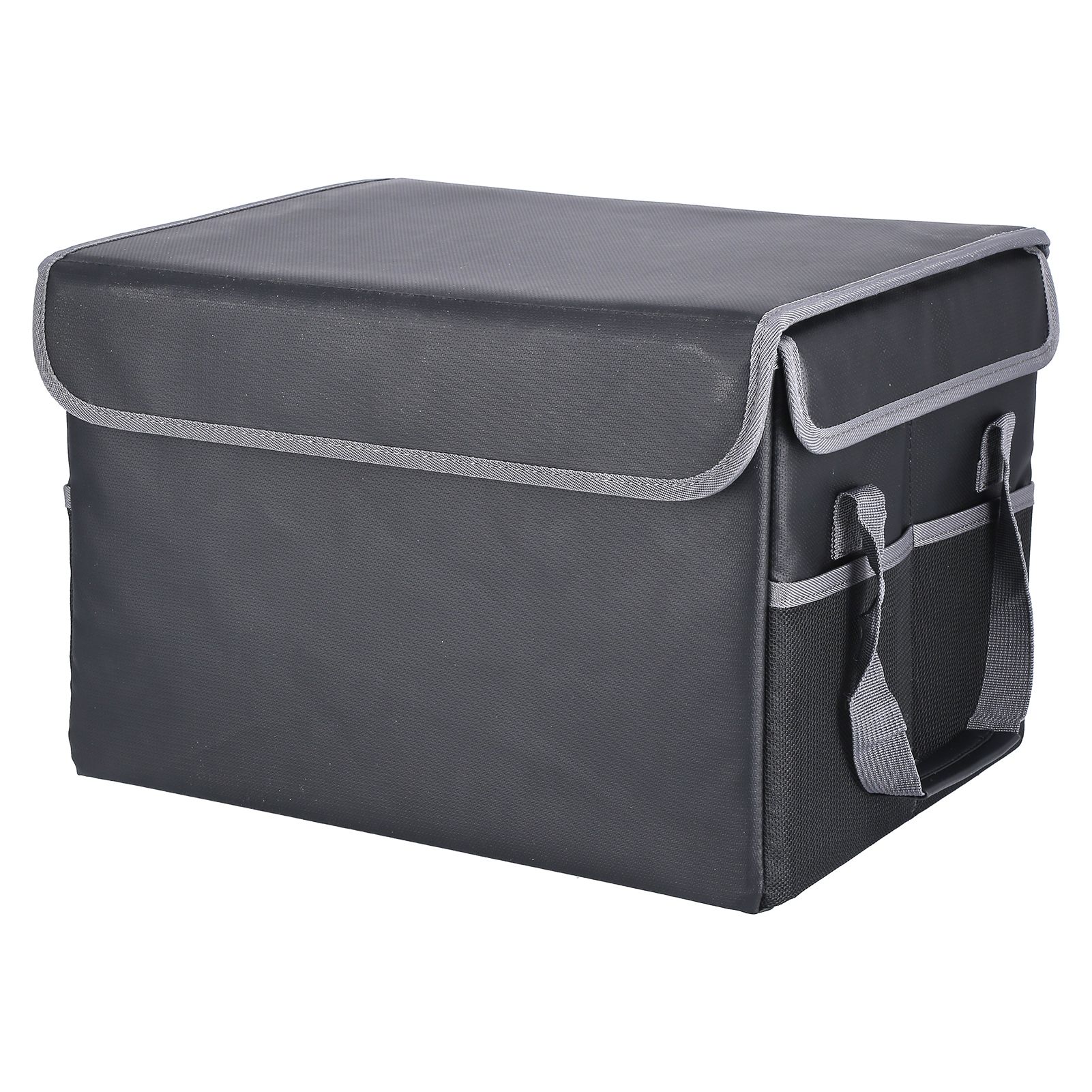 File Organizer Fireproof Waterproof Anti Static Foldable File Cabinet with Handle for Home School Office - Image 2