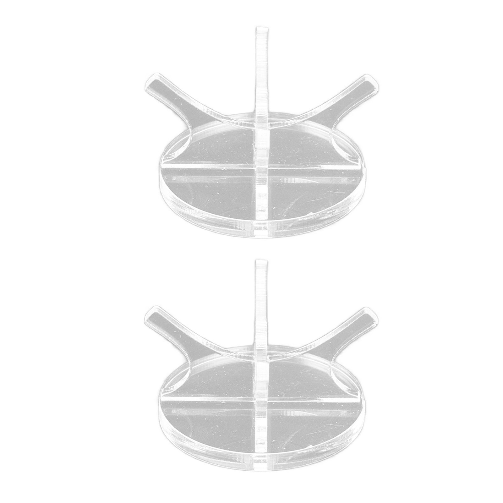 2Pcs Golf Ball Rack High Stability Strong Firmness Simple Baseball Display StandTransparent 2 Pieces - Image 2