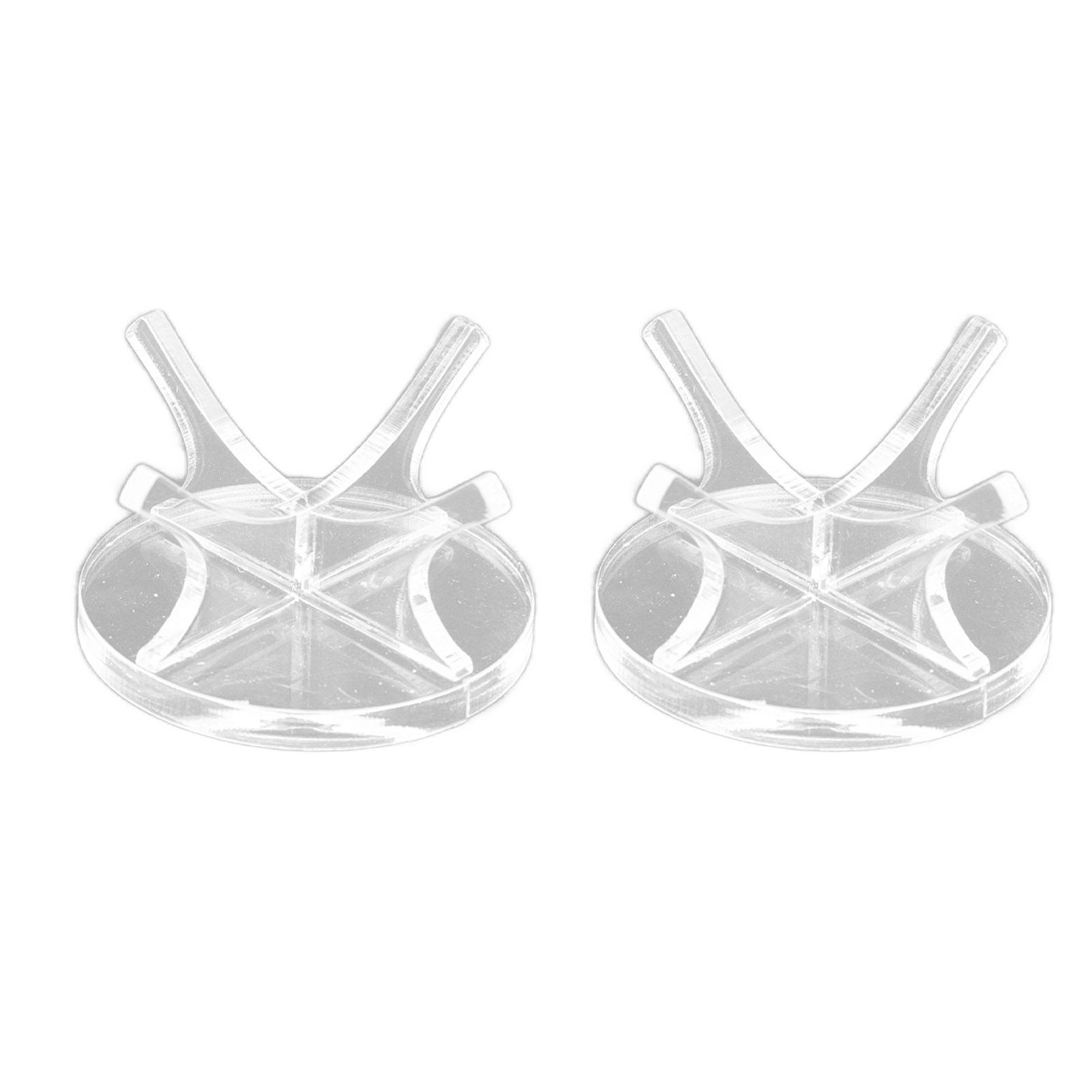 2Pcs Golf Ball Rack High Stability Strong Firmness Simple Baseball Display StandTransparent 2 Pieces - Image 4