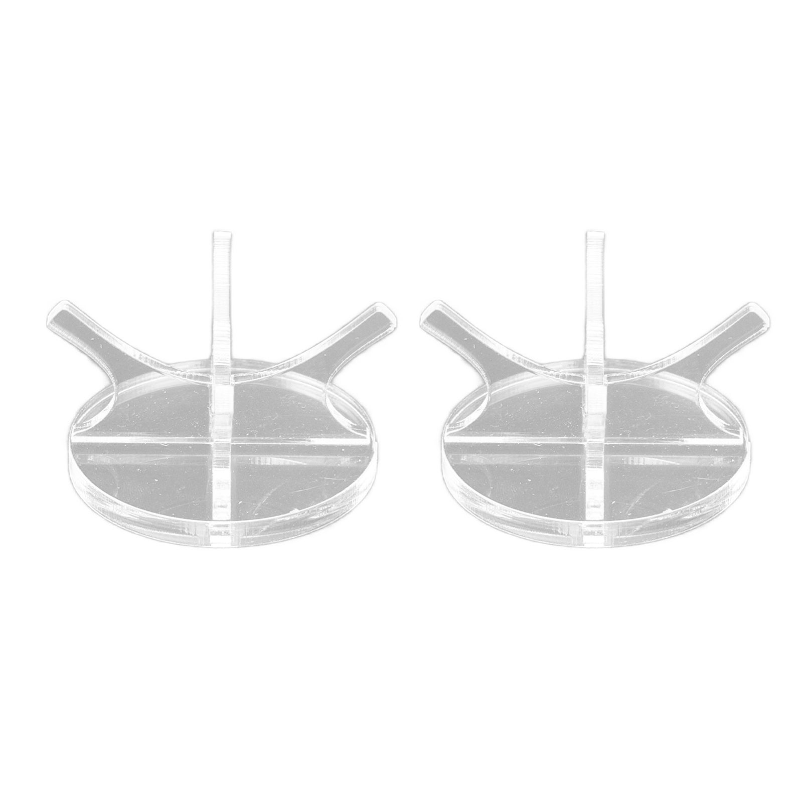 2Pcs Golf Ball Rack High Stability Strong Firmness Simple Baseball Display StandTransparent 2 Pieces - Image 5