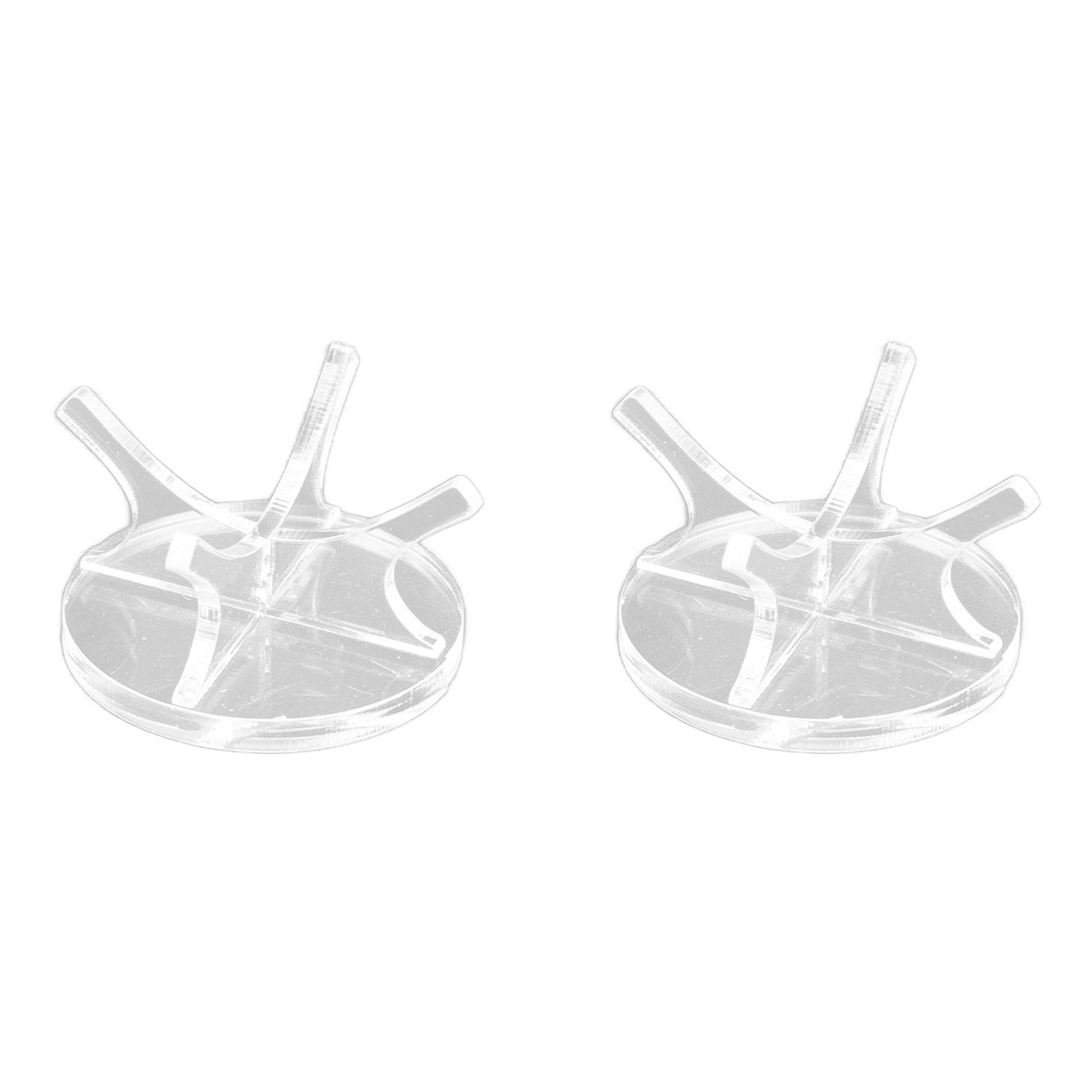 2Pcs Golf Ball Rack High Stability Strong Firmness Simple Baseball Display StandTransparent 2 Pieces - Image 6