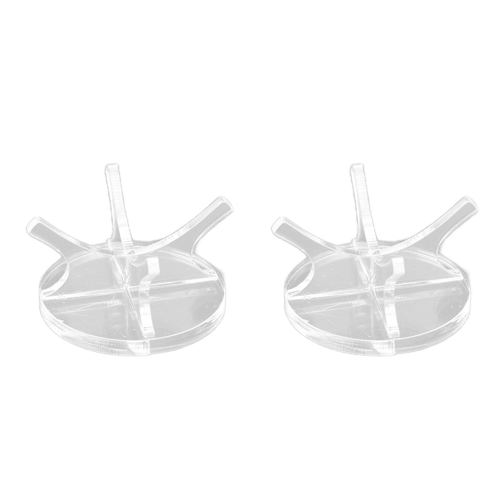 2Pcs Golf Ball Rack High Stability Strong Firmness Simple Baseball Display StandTransparent 2 Pieces - Image 7