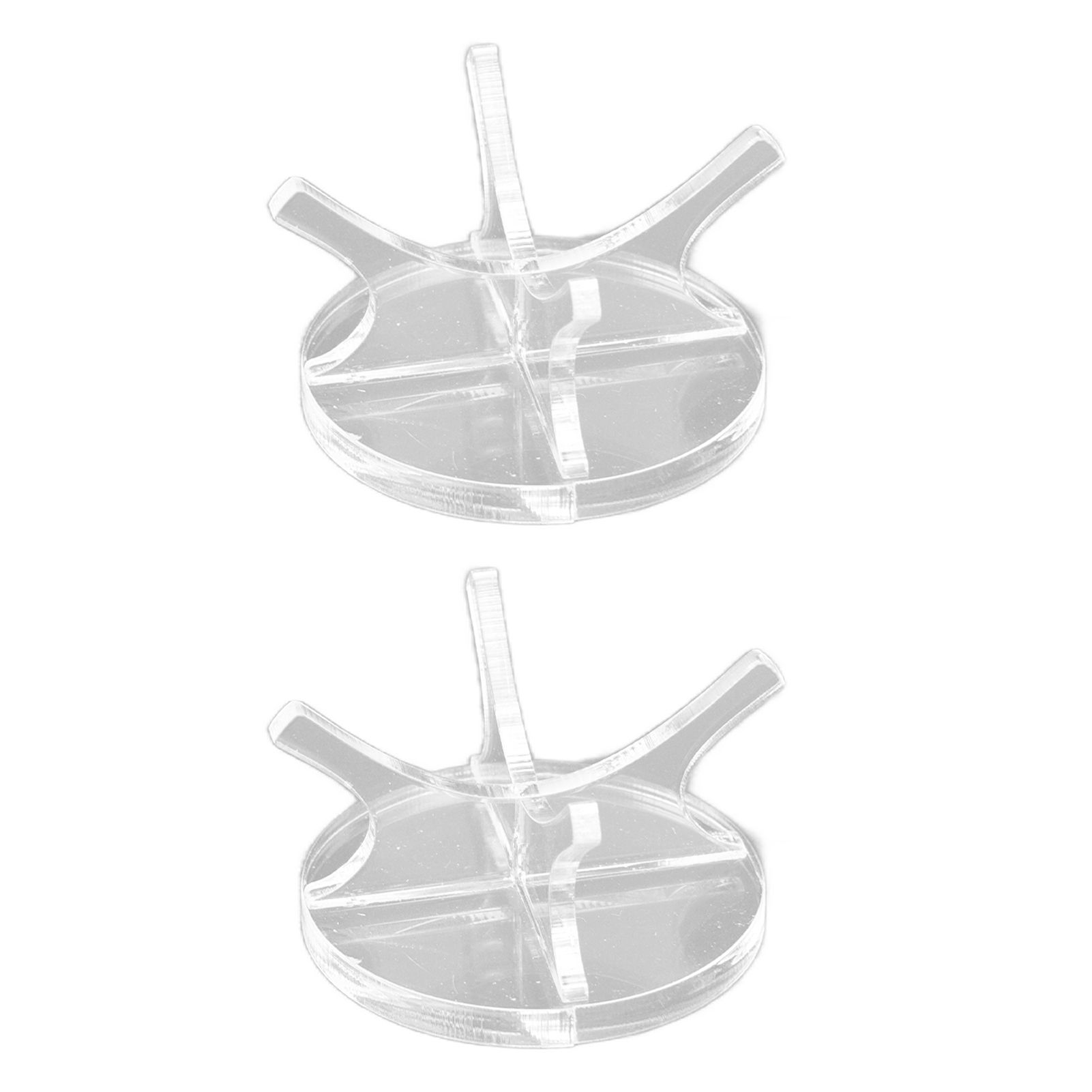 2Pcs Golf Ball Rack High Stability Strong Firmness Simple Baseball Display StandTransparent 2 Pieces - Image 8