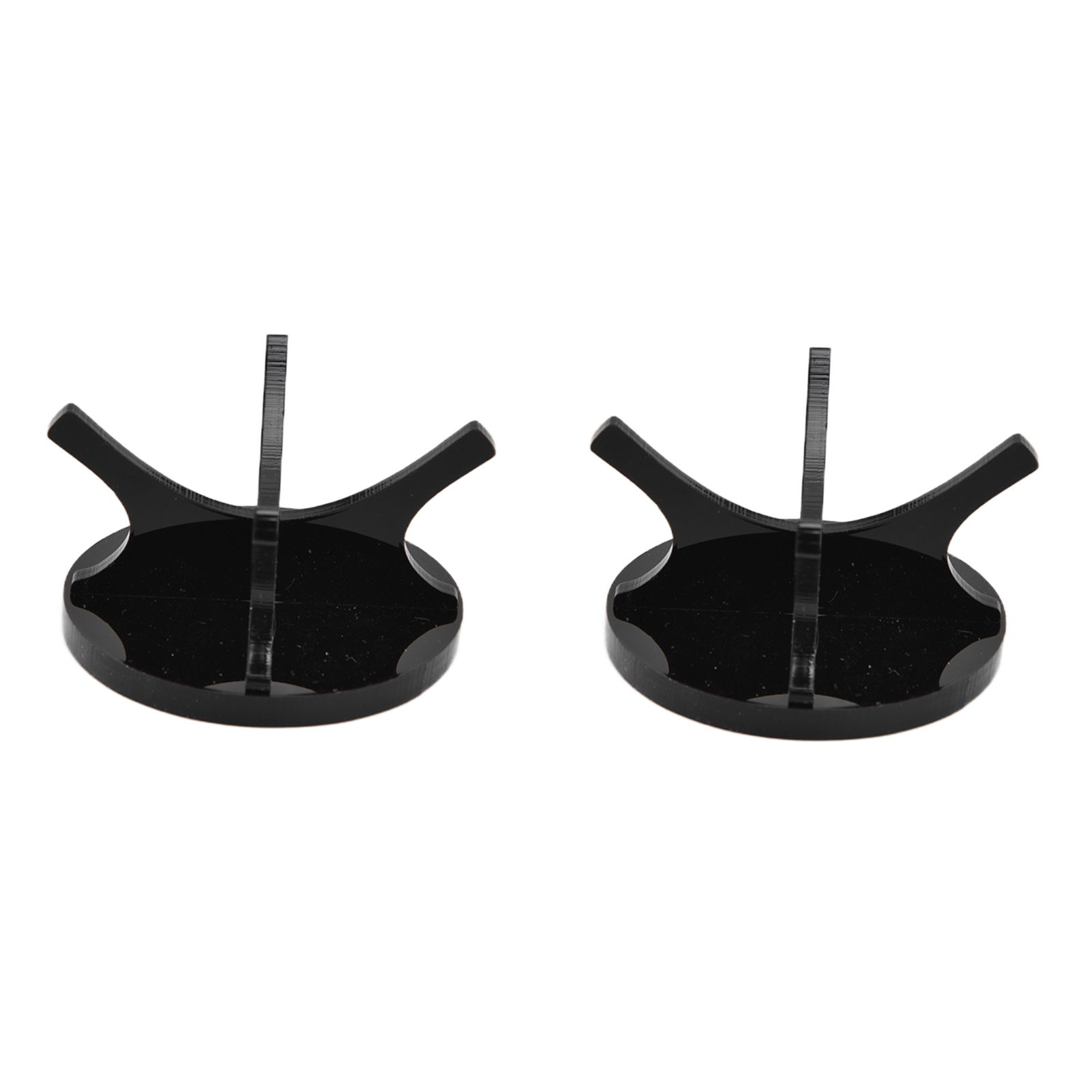 2Pcs Golf Ball Rack High Stability Strong Firmness Simple Baseball Display StandBlack 2 Pieces - Image 2