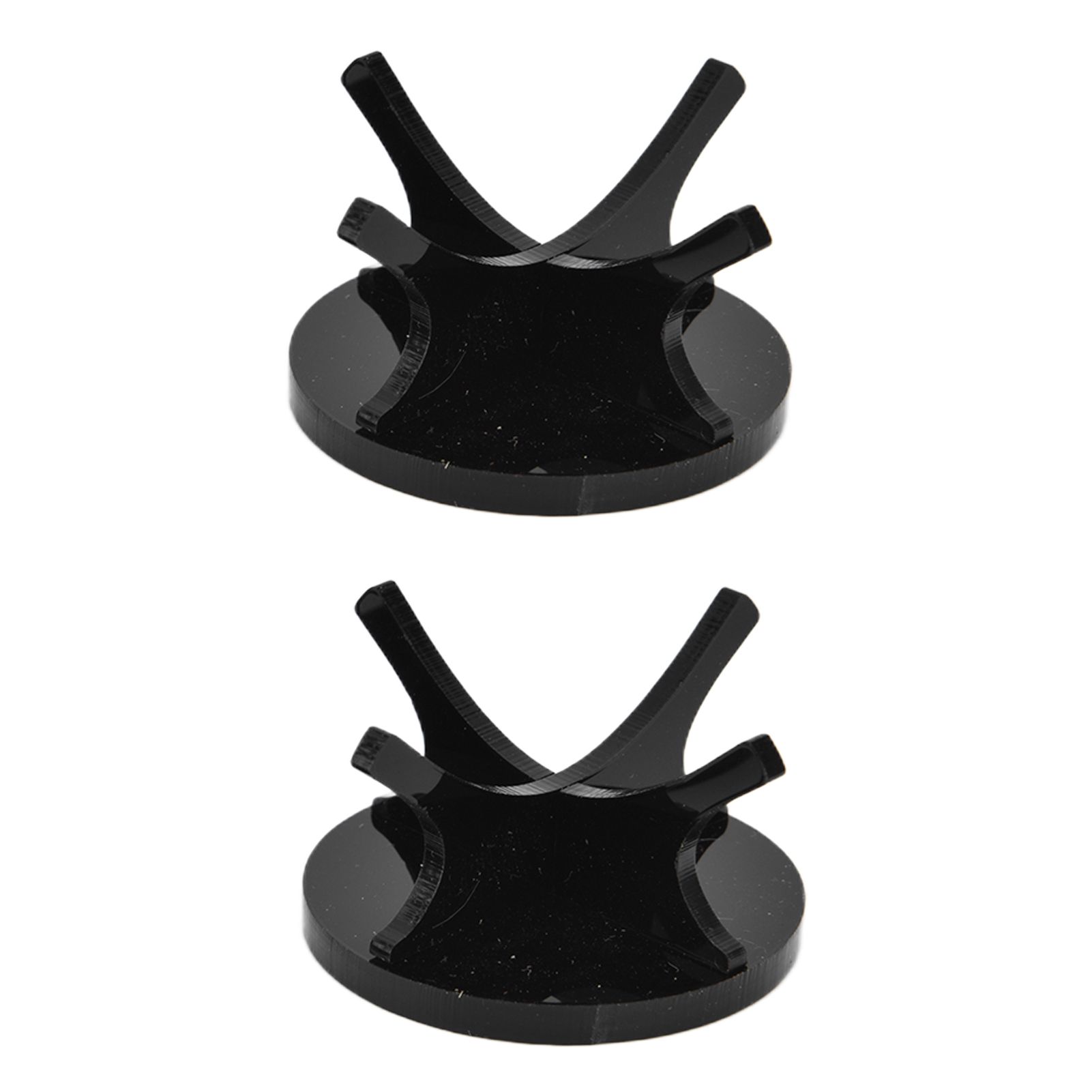 2Pcs Golf Ball Rack High Stability Strong Firmness Simple Baseball Display StandBlack 2 Pieces - Image 3