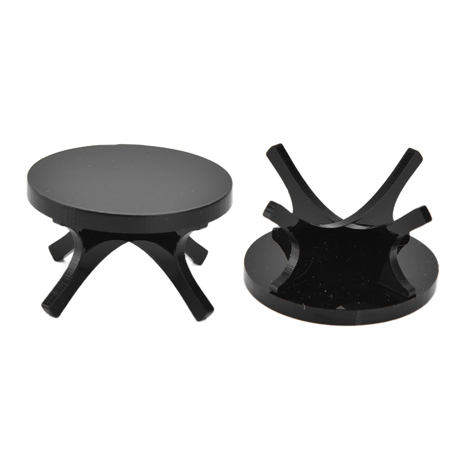 2Pcs Golf Ball Rack High Stability Strong Firmness Simple Baseball Display StandBlack 2 Pieces - Image 5