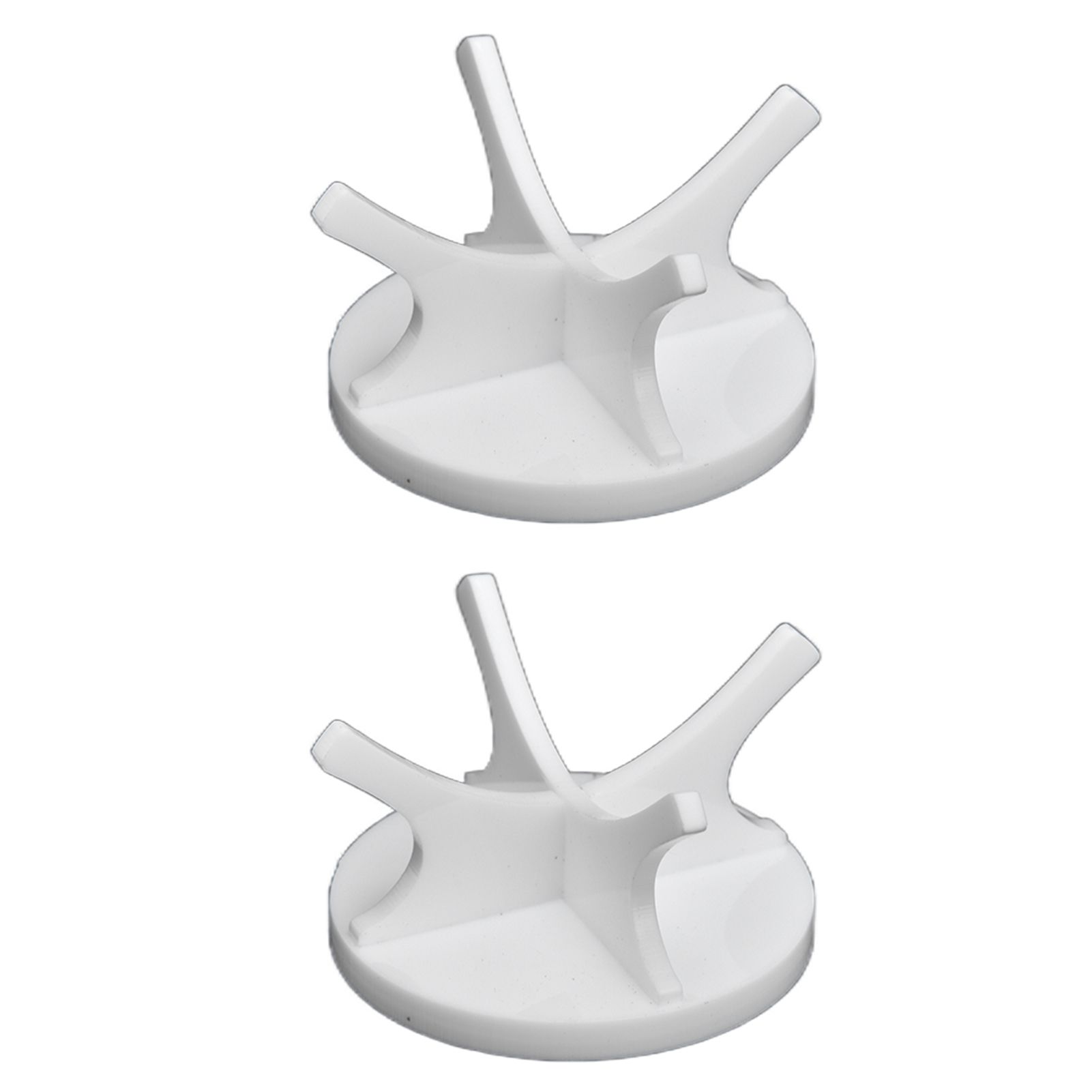 2Pcs Golf Ball Rack High Stability Strong Firmness Simple Baseball Display StandWhite 2 Pieces - Image 7