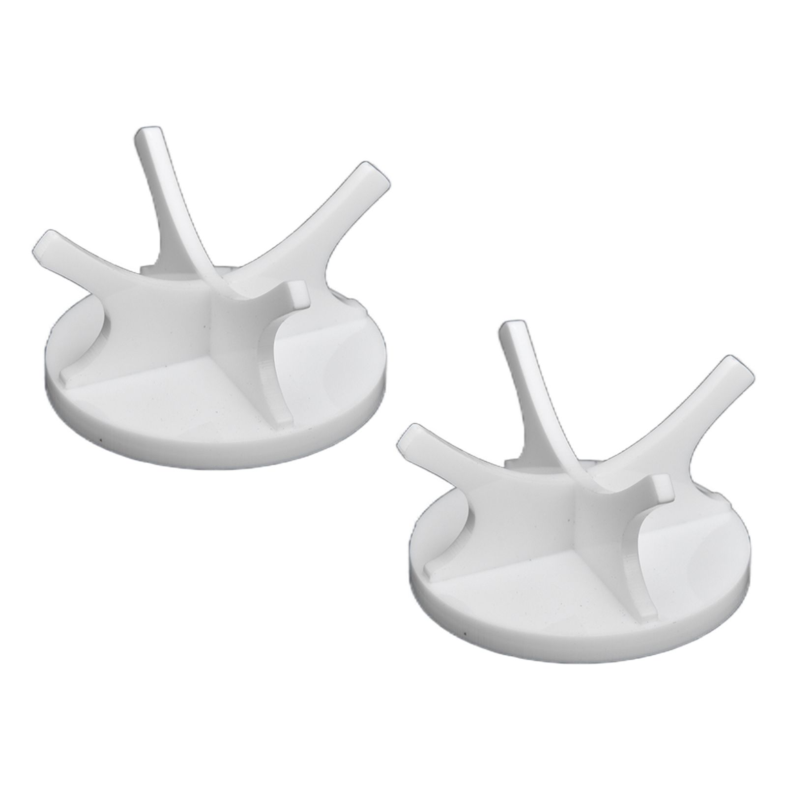 2Pcs Golf Ball Rack High Stability Strong Firmness Simple Baseball Display StandWhite 2 Pieces - Image 8