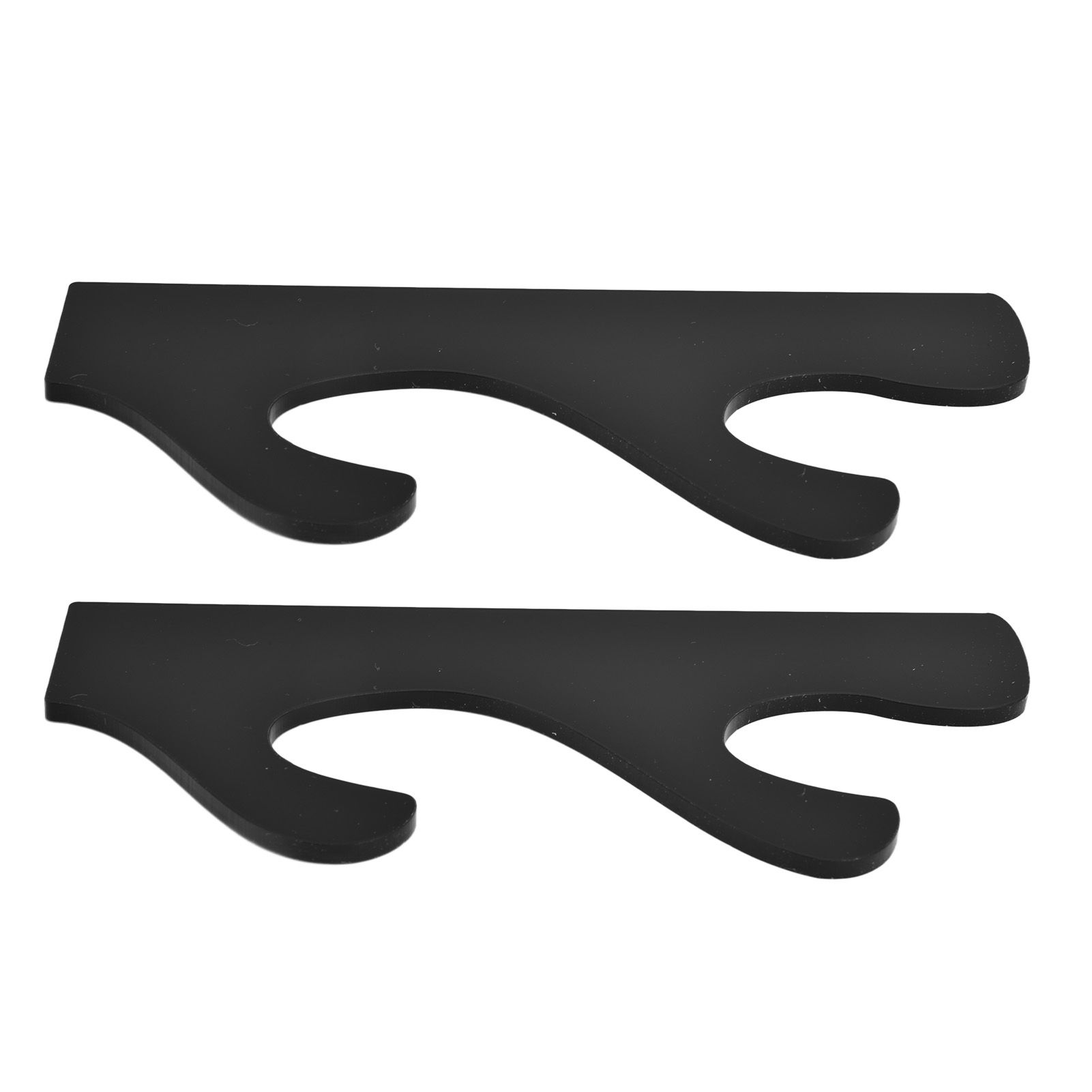 1 Pair Sword Stand Lightsaber Sword Hook Competition Sword Stand Display Stand Wall Mount Samurai Sword StandBlack - Image 3