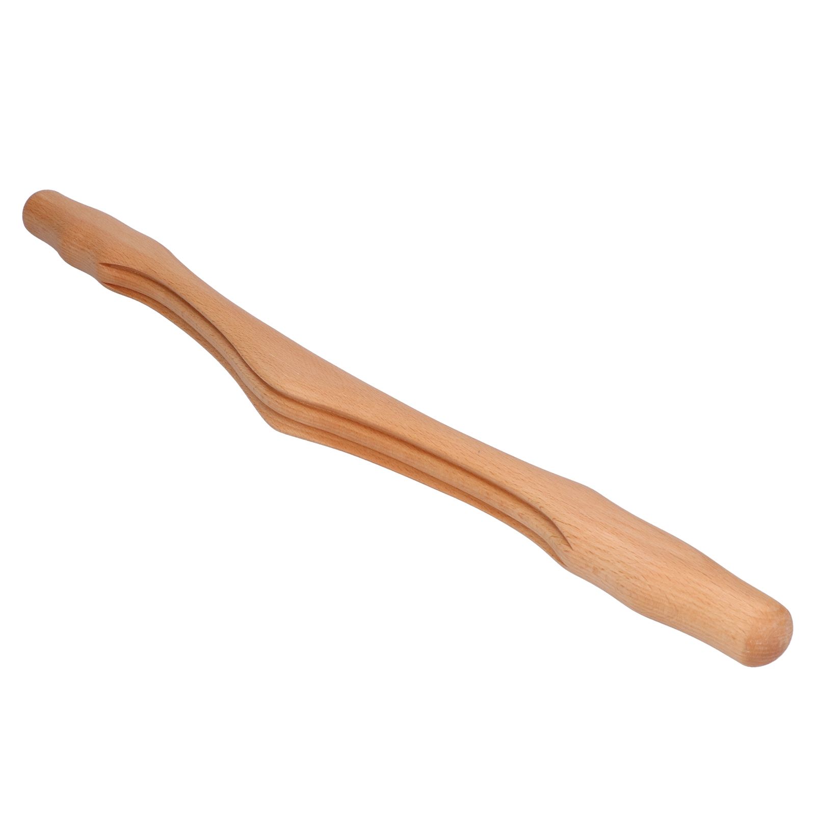 Wooden Scraping Stick Portable 2 Bevel Comfortable Non Slip Handle Gua Sha Massage Tool - Image 1