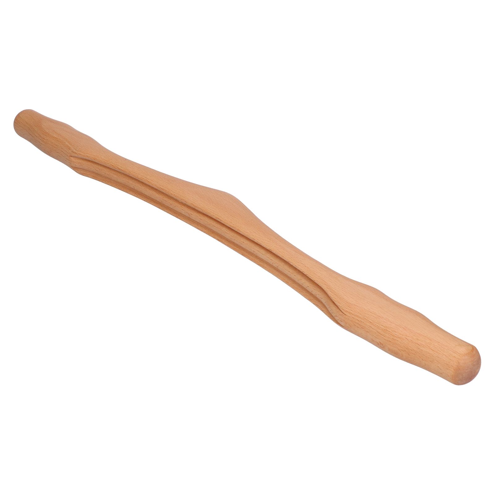 Wooden Scraping Stick Portable 2 Bevel Comfortable Non Slip Handle Gua Sha Massage Tool - Image 2