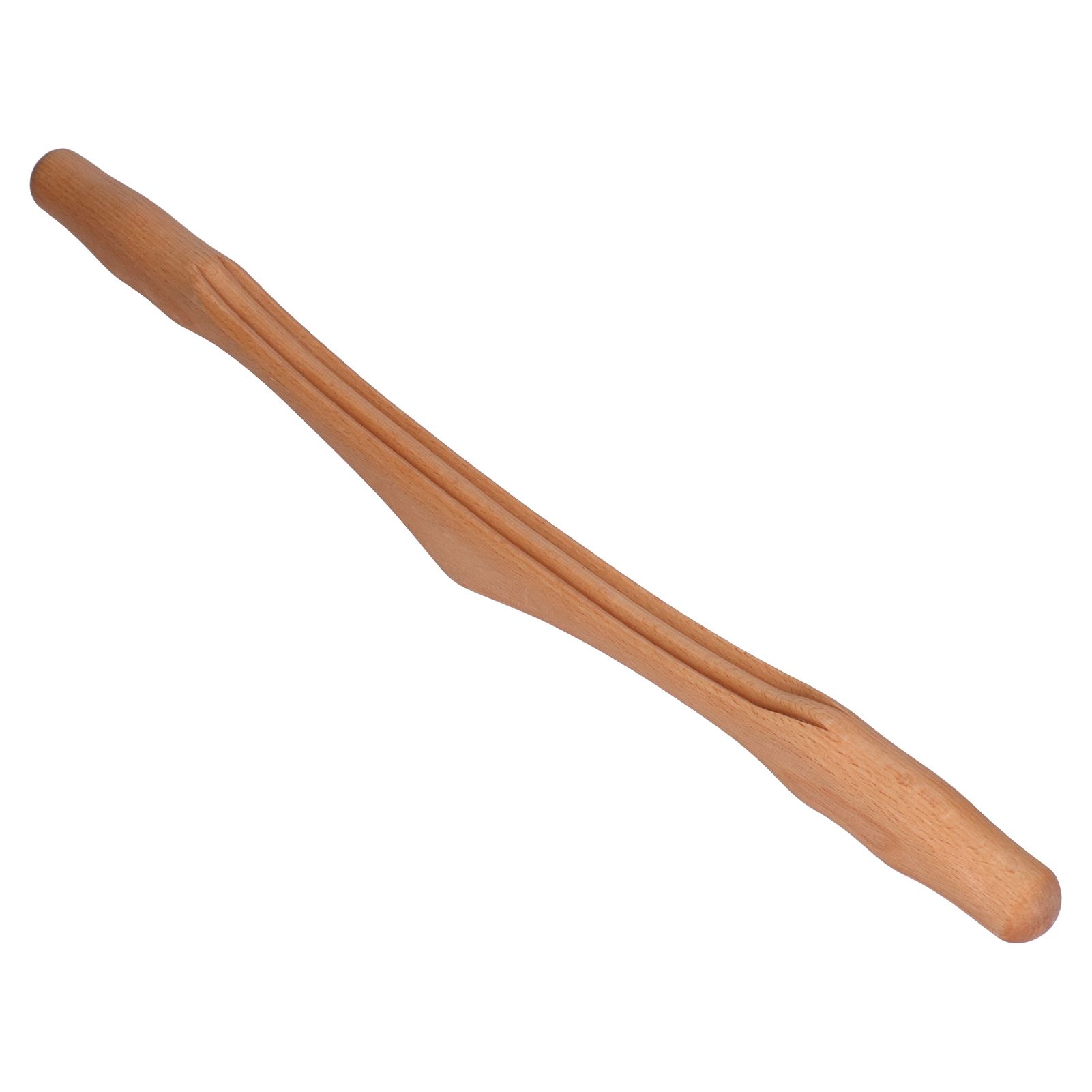 Wooden Scraping Stick Portable 2 Bevel Comfortable Non Slip Handle Gua Sha Massage Tool - Image 3