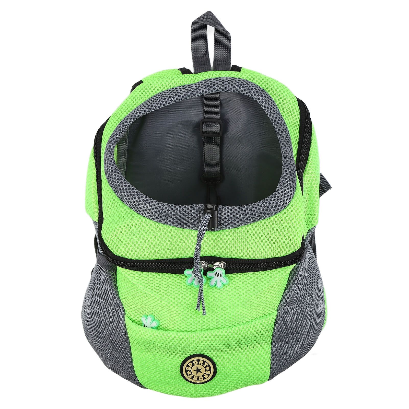 Pet Knapsack Ventilation Comfort Spacious Environmental Protection Nice Appearance Dog BackpackS Green - Image 1