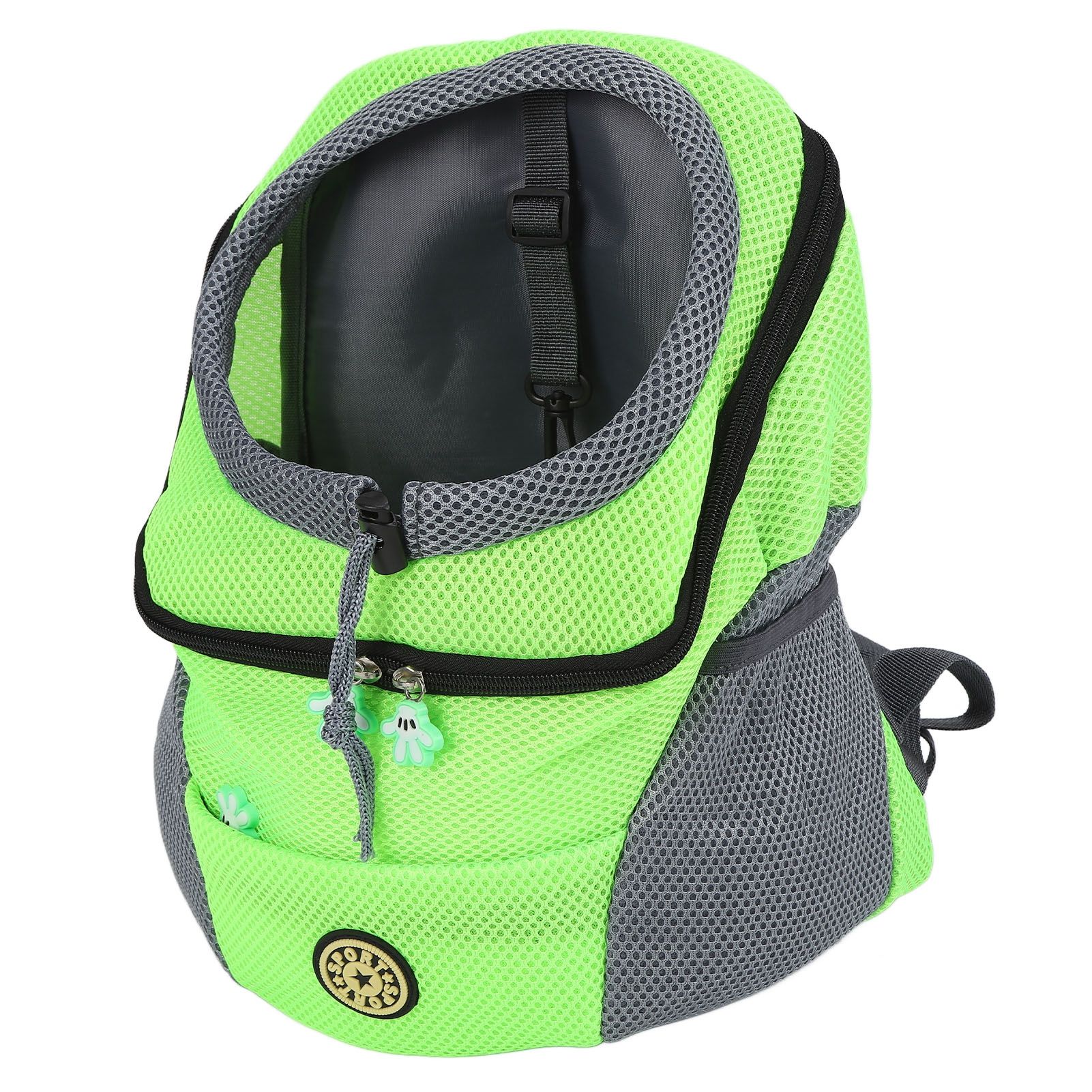 Pet Knapsack Ventilation Comfort Spacious Environmental Protection Nice Appearance Dog BackpackS Green - Image 2