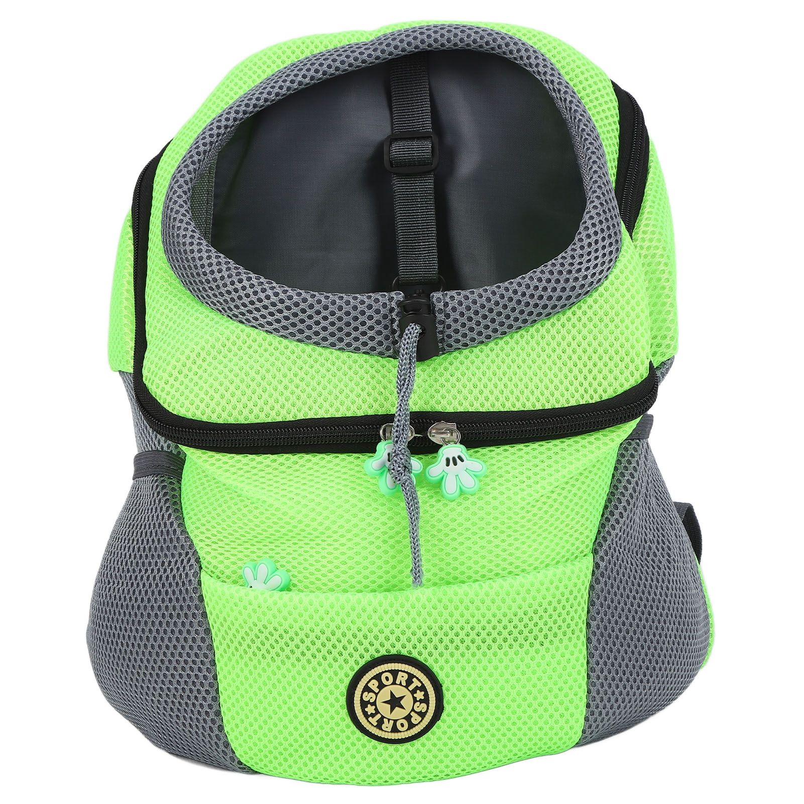 Pet Knapsack Ventilation Comfort Spacious Environmental Protection Nice Appearance Dog BackpackS Green - Image 4