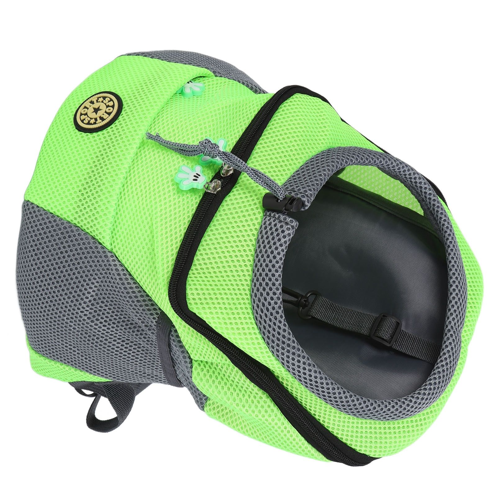 Pet Knapsack Ventilation Comfort Spacious Environmental Protection Nice Appearance Dog BackpackS Green - Image 5