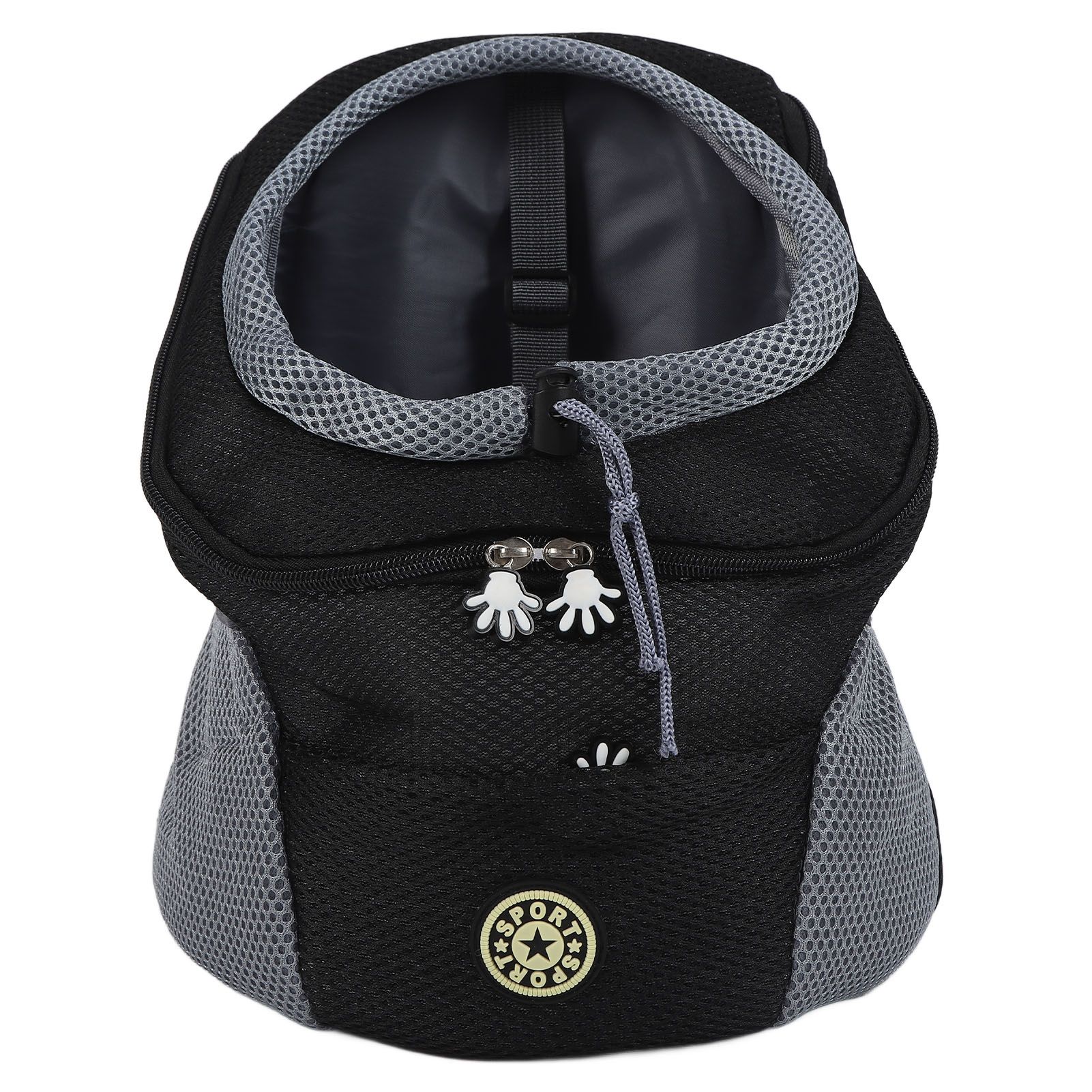 Pet Knapsack Ventilation Comfort Spacious Environmental Protection Nice Appearance Dog BackpackS Black - Image 1
