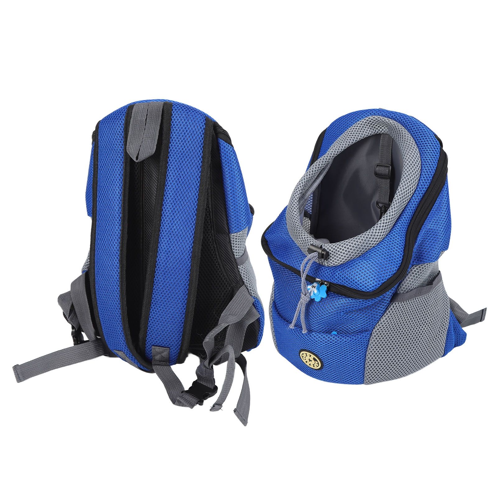 Pet Knapsack Ventilation Comfort Spacious Environmental Protection Nice Appearance Dog BackpackS Blue - Image 6