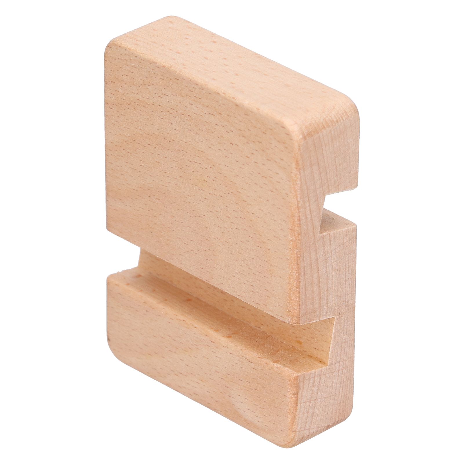 Phone Stand Wooden Compact Durable Universal Simple Stylish Modern Phone Holder for Home OfficeSquare Double Slot - Image 8