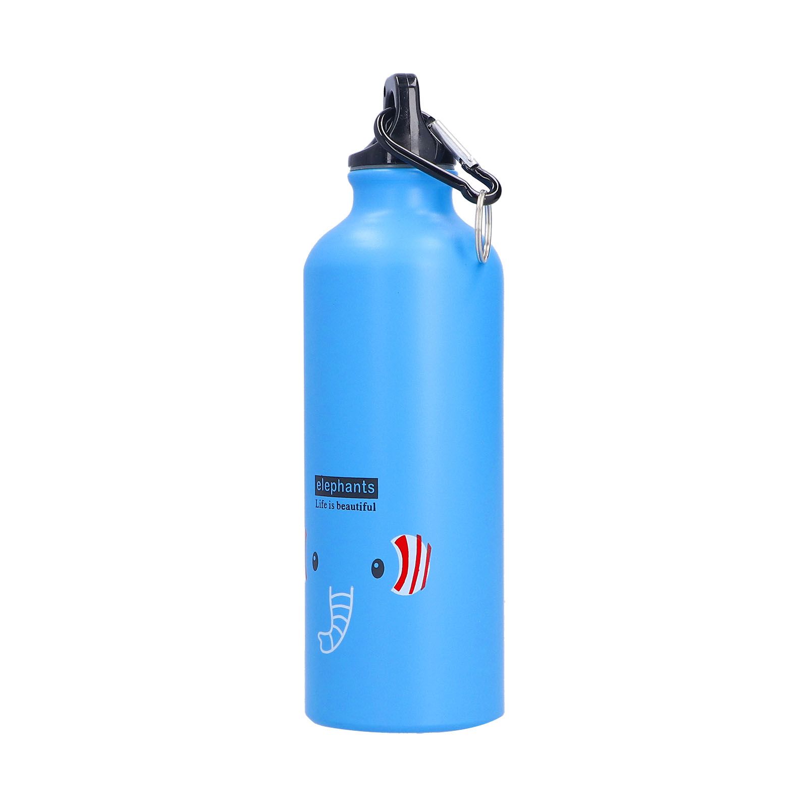 Kids Water Bottle Cute Cartoon 500ml Aluminum Insulated Water Bottle Sport Water JugBlue Elephant - Image 5