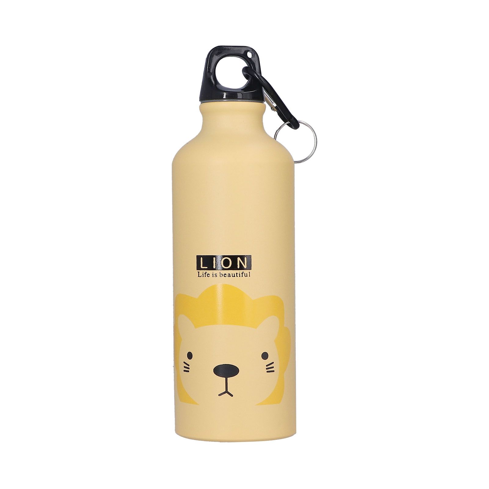Kids Water Bottle Cute Cartoon 500ml Aluminum Insulated Water Bottle Sport Water JugYellow Lion - Image 3