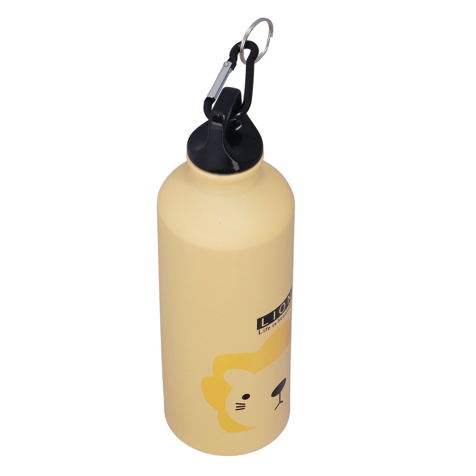 Kids Water Bottle Cute Cartoon 500ml Aluminum Insulated Water Bottle Sport Water JugYellow Lion - Image 4