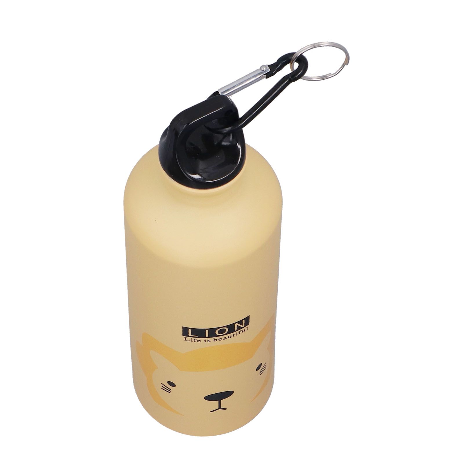 Kids Water Bottle Cute Cartoon 500ml Aluminum Insulated Water Bottle Sport Water JugYellow Lion - Image 5