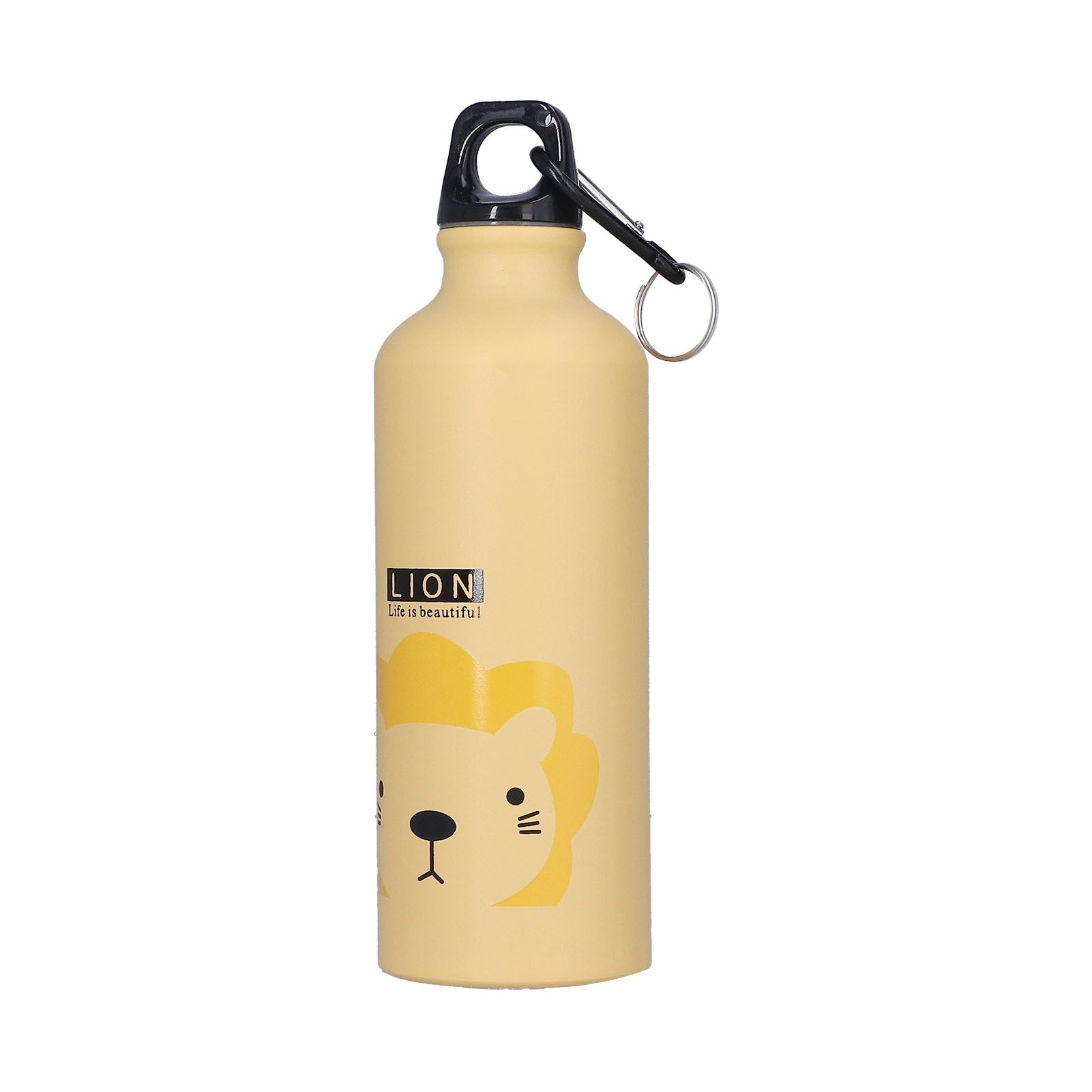 Kids Water Bottle Cute Cartoon 500ml Aluminum Insulated Water Bottle Sport Water JugYellow Lion - Image 7