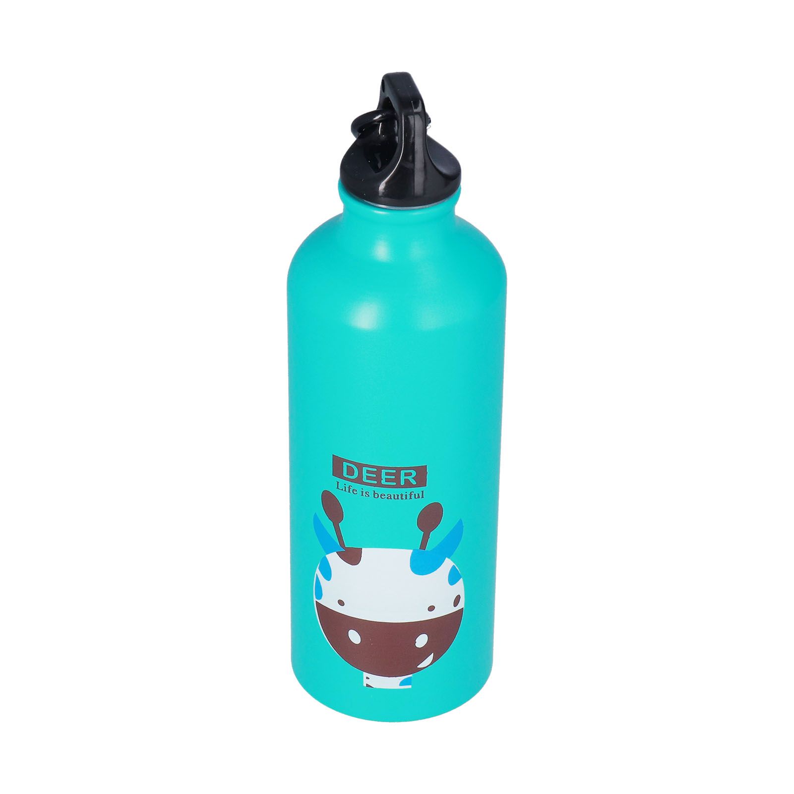 Kids Water Bottle Cute Cartoon 500ml Aluminum Insulated Water Bottle Sport Water JugGreen Deer - Image 5