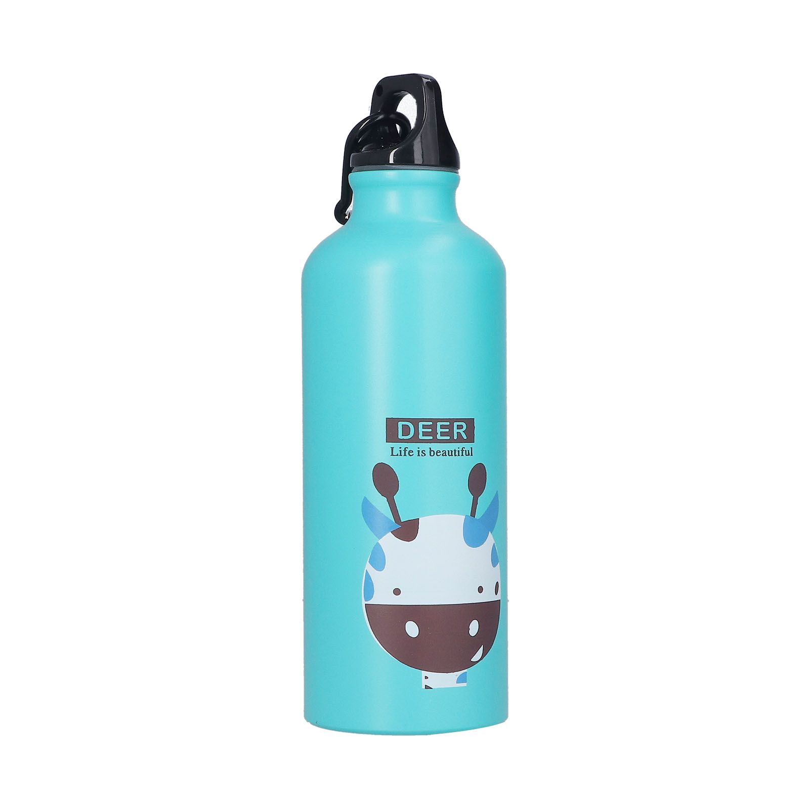 Kids Water Bottle Cute Cartoon 500ml Aluminum Insulated Water Bottle Sport Water JugGreen Deer - Image 6