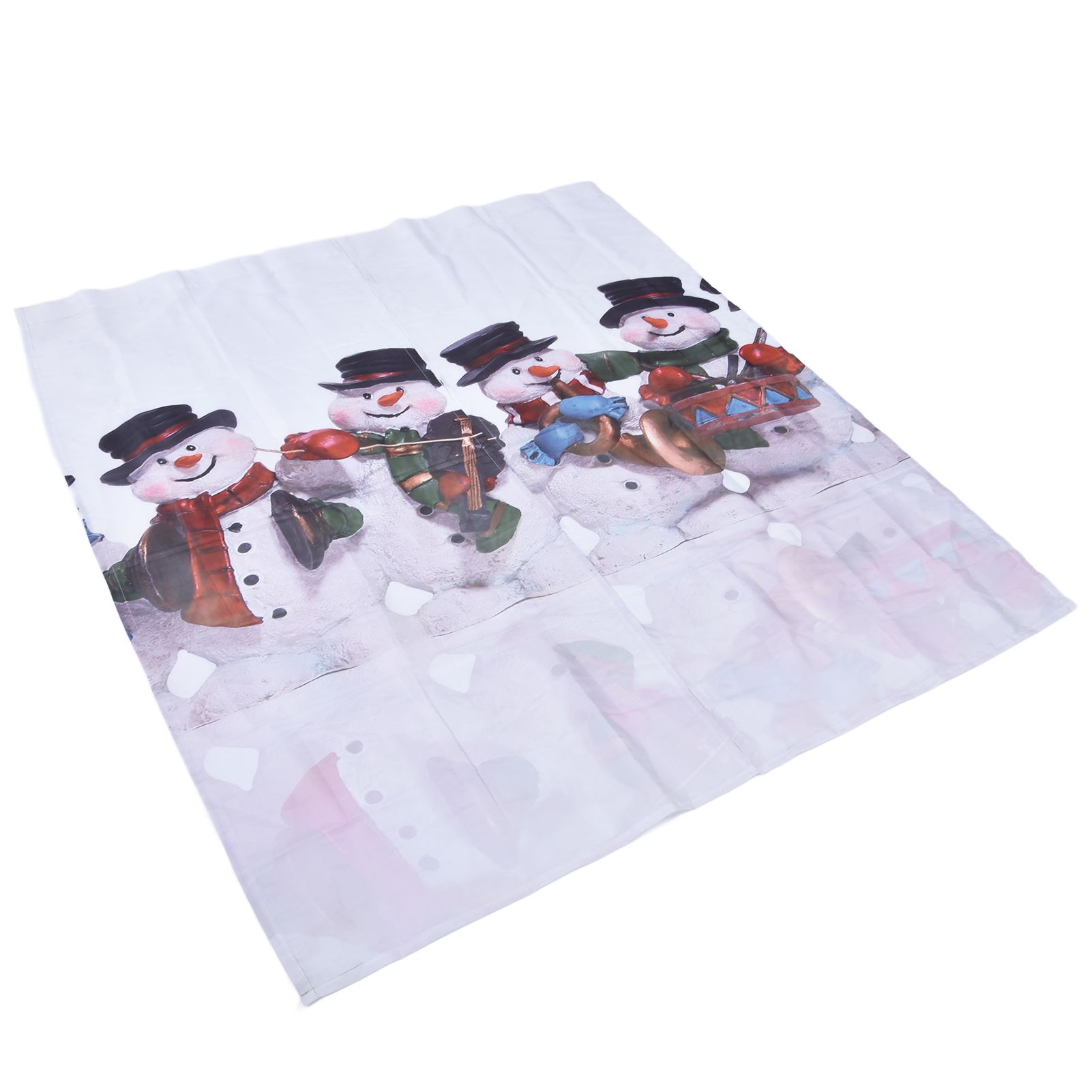 Digital Printing Blackout Curtain Snowman Pattern Blind Shade Window Drapes for Bedroom Living Room170x200cm Christmas Style 2 - Image 3
