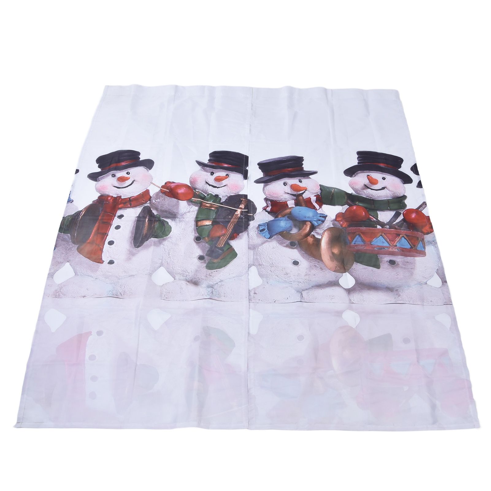 Digital Printing Blackout Curtain Snowman Pattern Blind Shade Window Drapes for Bedroom Living Room170x200cm Christmas Style 2 - Image 5