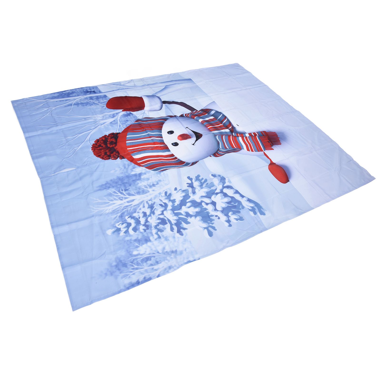 Digital Printing Blackout Curtain Snowman Pattern Blind Shade Window Drapes for Bedroom Living Room170x200cm Christmas Style 4 - Image 6