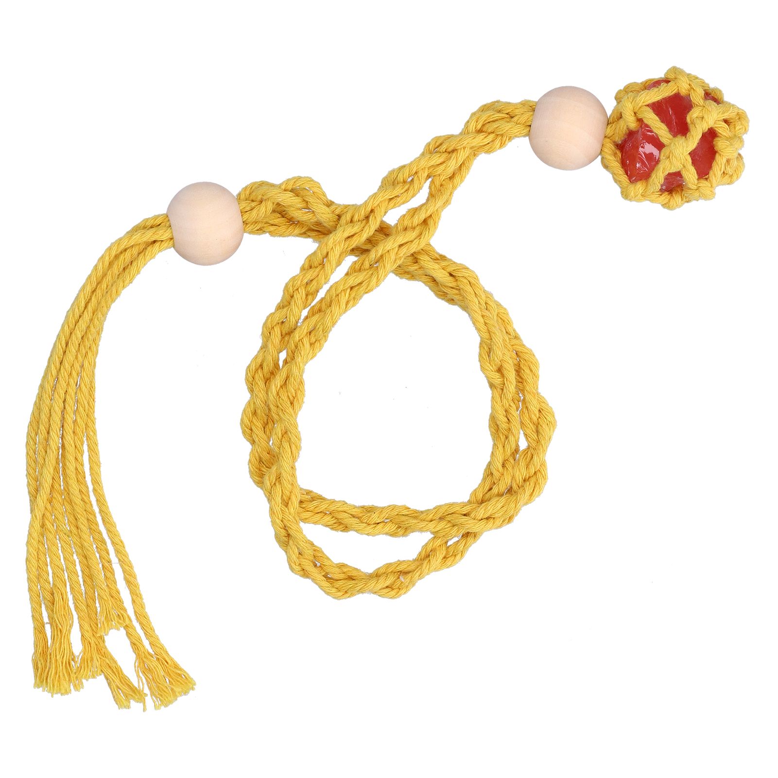3pcs Net Bag Necklace Empty Stone Holder Rope Replacement Adjustable Necklace Cord for Crystals Quartz Stone HolderYellow - Image 8