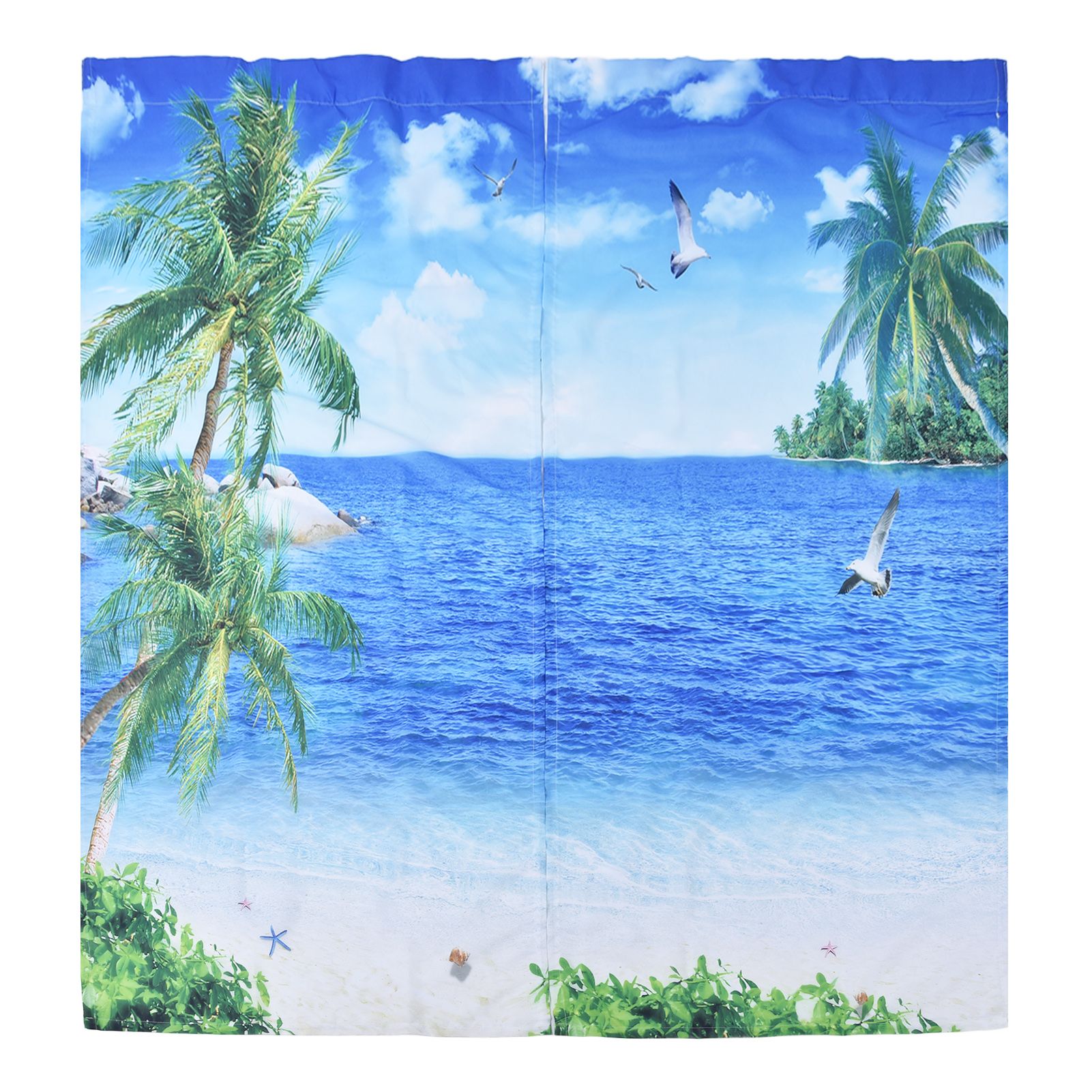 Polyester Fiber Window Curtain Innovative Digital Printing Hanging Blackout Curtain for Home Use170x200cm / 66.9x78.7in Type 36 - Image 1