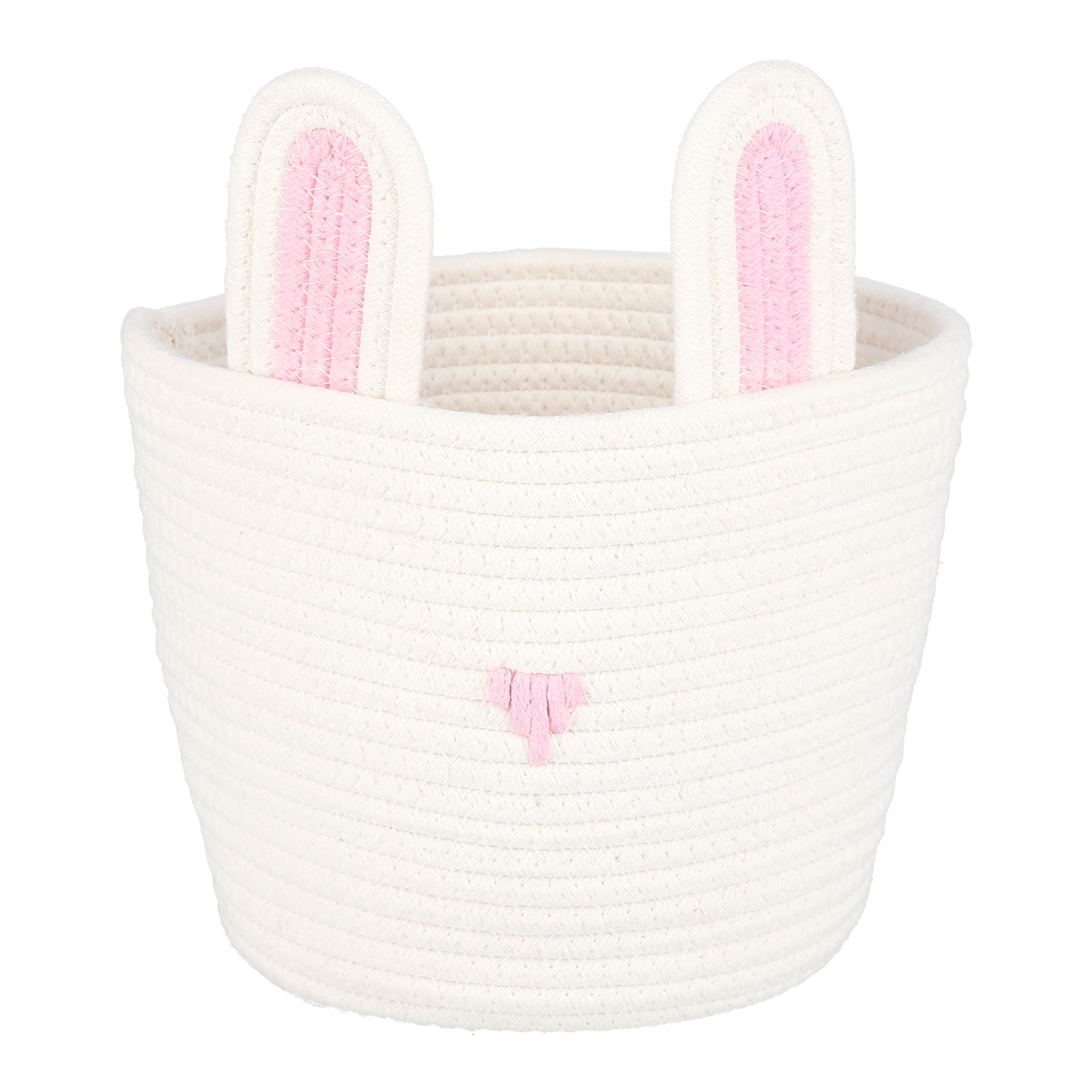 Storage Basket Rugged Lovely Small Bunny Attractive Decorative Home Furnishing Decoration - Image 1