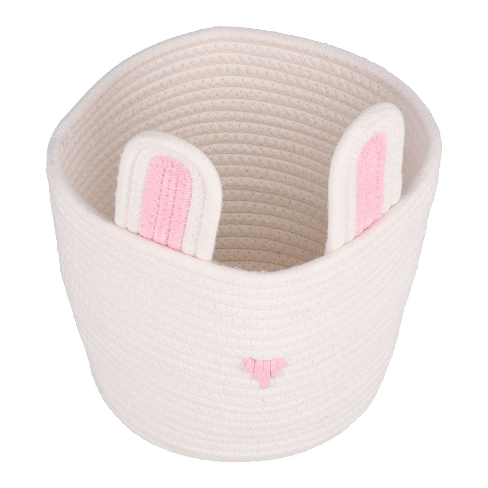 Storage Basket Rugged Lovely Small Bunny Attractive Decorative Home Furnishing Decoration - Image 4