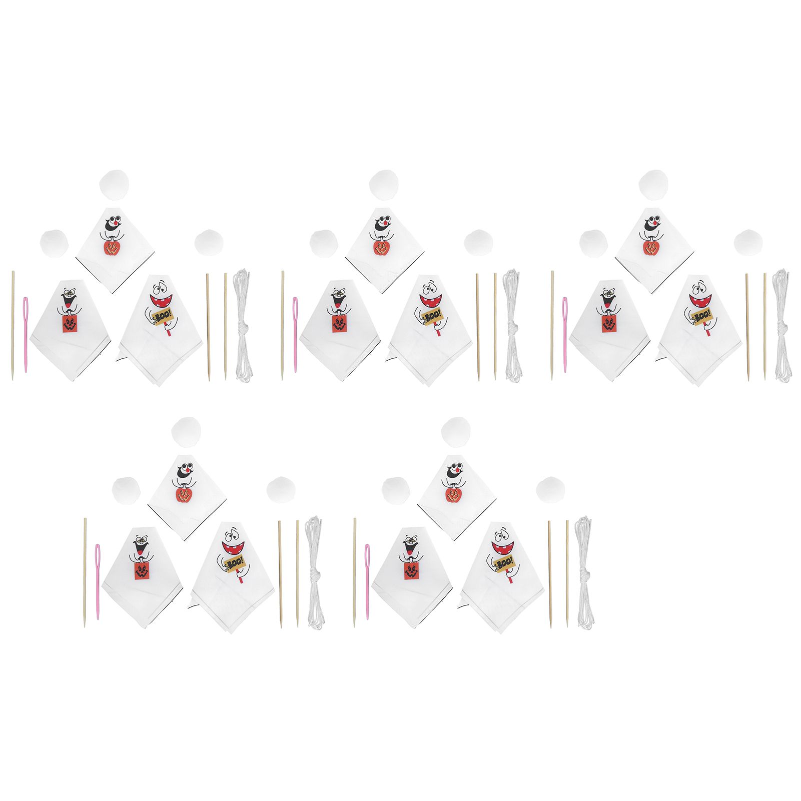 5Set Halloween Hanging Ghost Pumpkin Ghost Ornament Halloween Hanging Decoration for Festival - Image 1