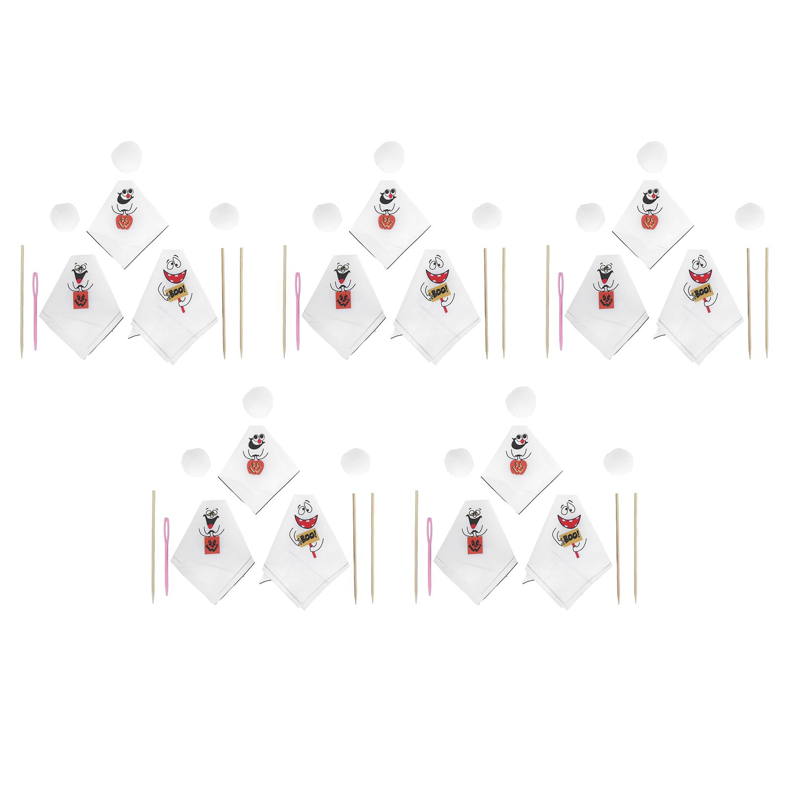 5Set Halloween Hanging Ghost Pumpkin Ghost Ornament Halloween Hanging Decoration for Festival - Image 2