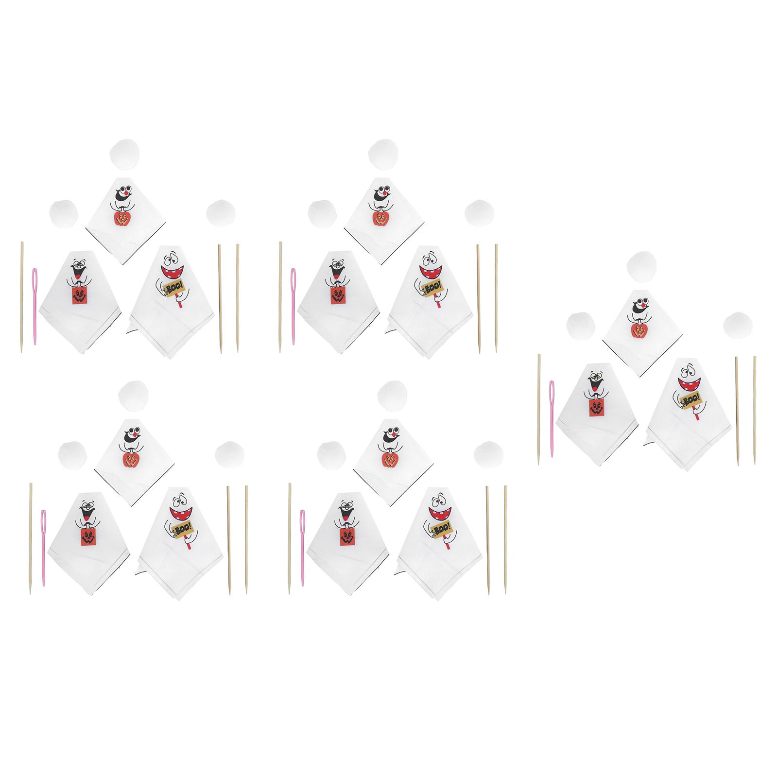 5Set Halloween Hanging Ghost Pumpkin Ghost Ornament Halloween Hanging Decoration for Festival - Image 3