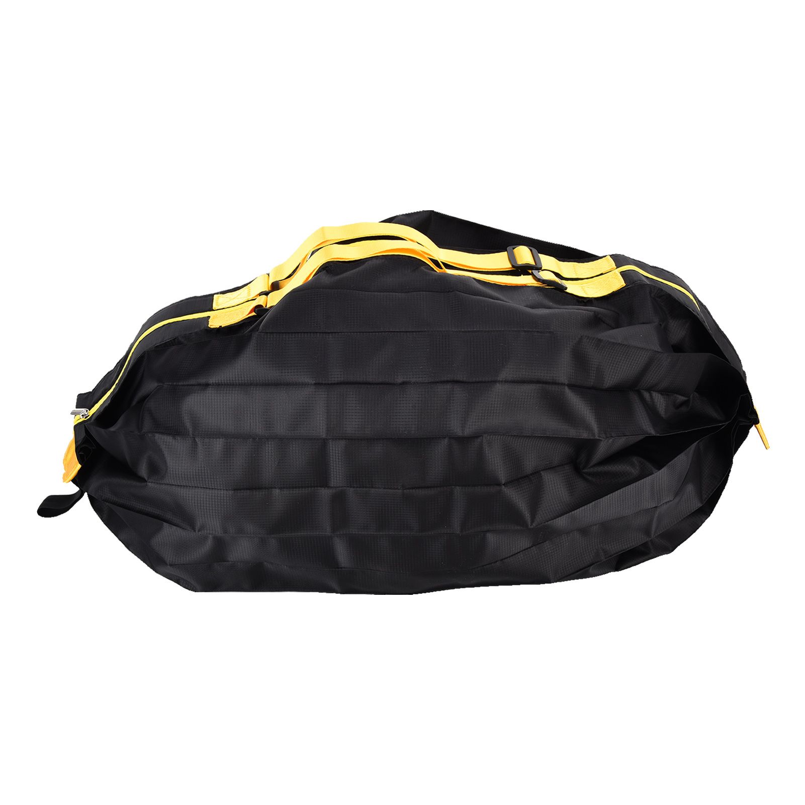 Stylish Reusable Shopping Bag Oxford Cloth Portable Foldable High Capacity Shoulder Bag Waterproof TotePure Black - Image 1