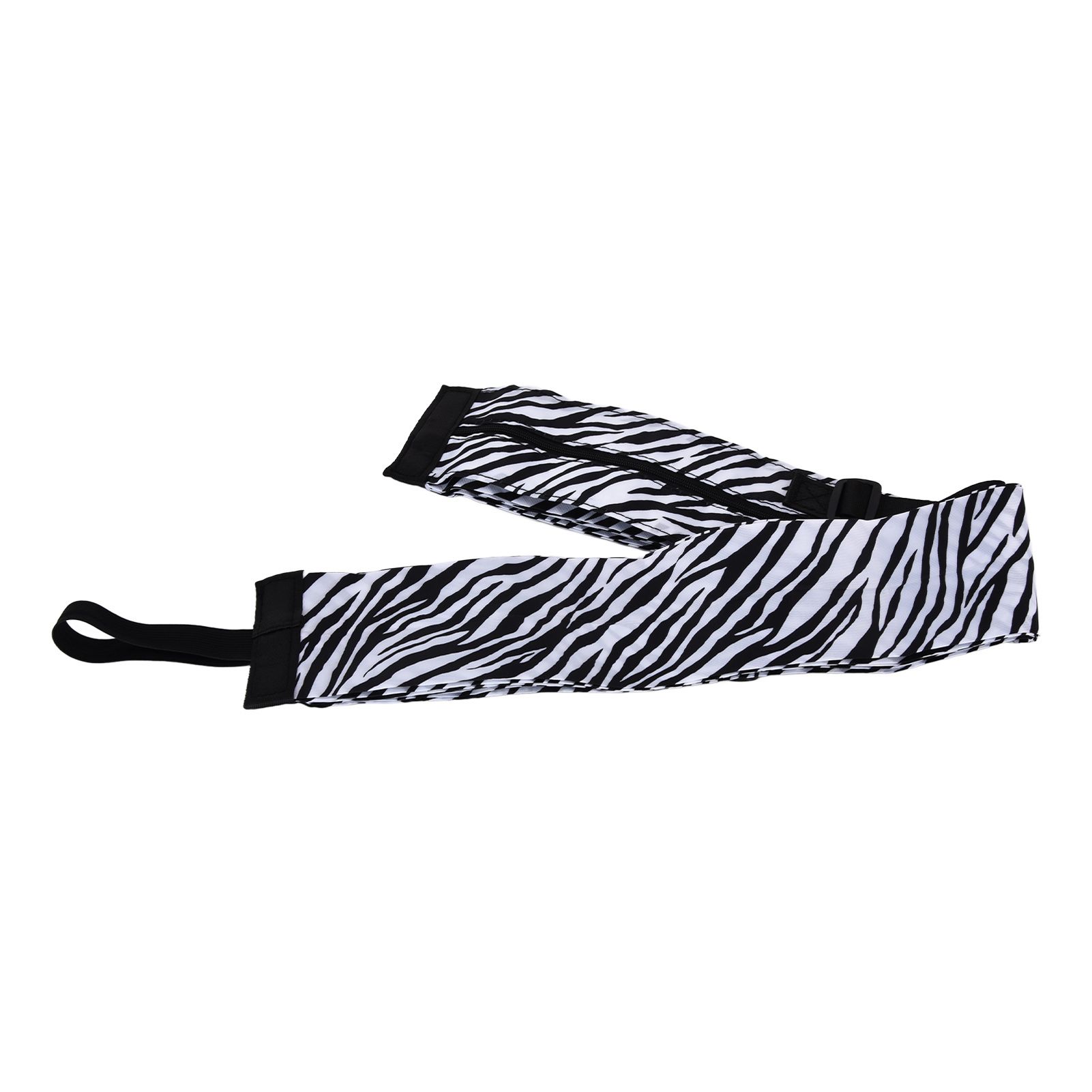 Stylish Reusable Shopping Bag Oxford Cloth Portable Foldable High Capacity Shoulder Bag Waterproof ToteZebra Stripe - Image 6