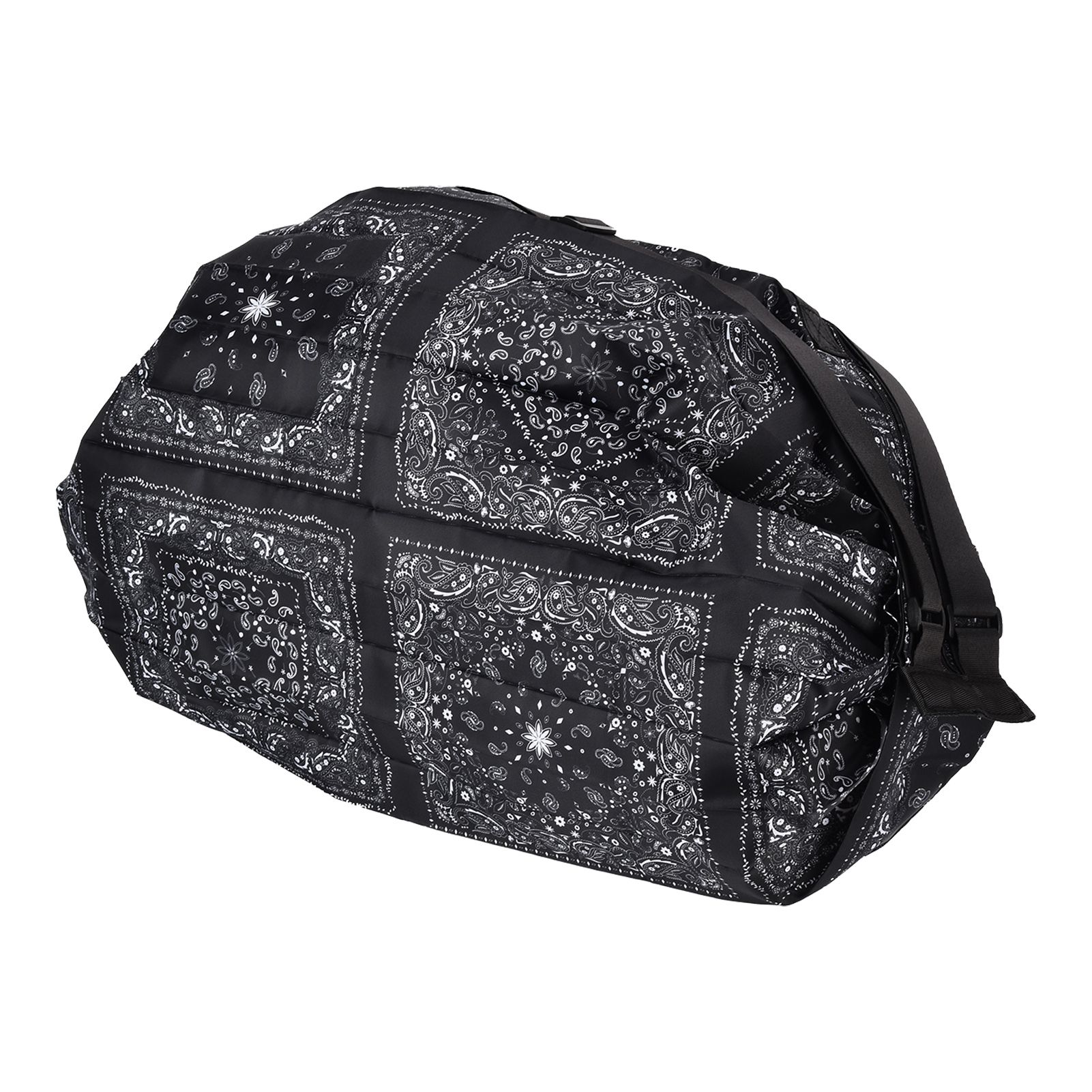 Stylish Shopping Backpacks Foldable Reusable Eco Friendly Grocery Bags for Shopping TravelBlack - Image 2