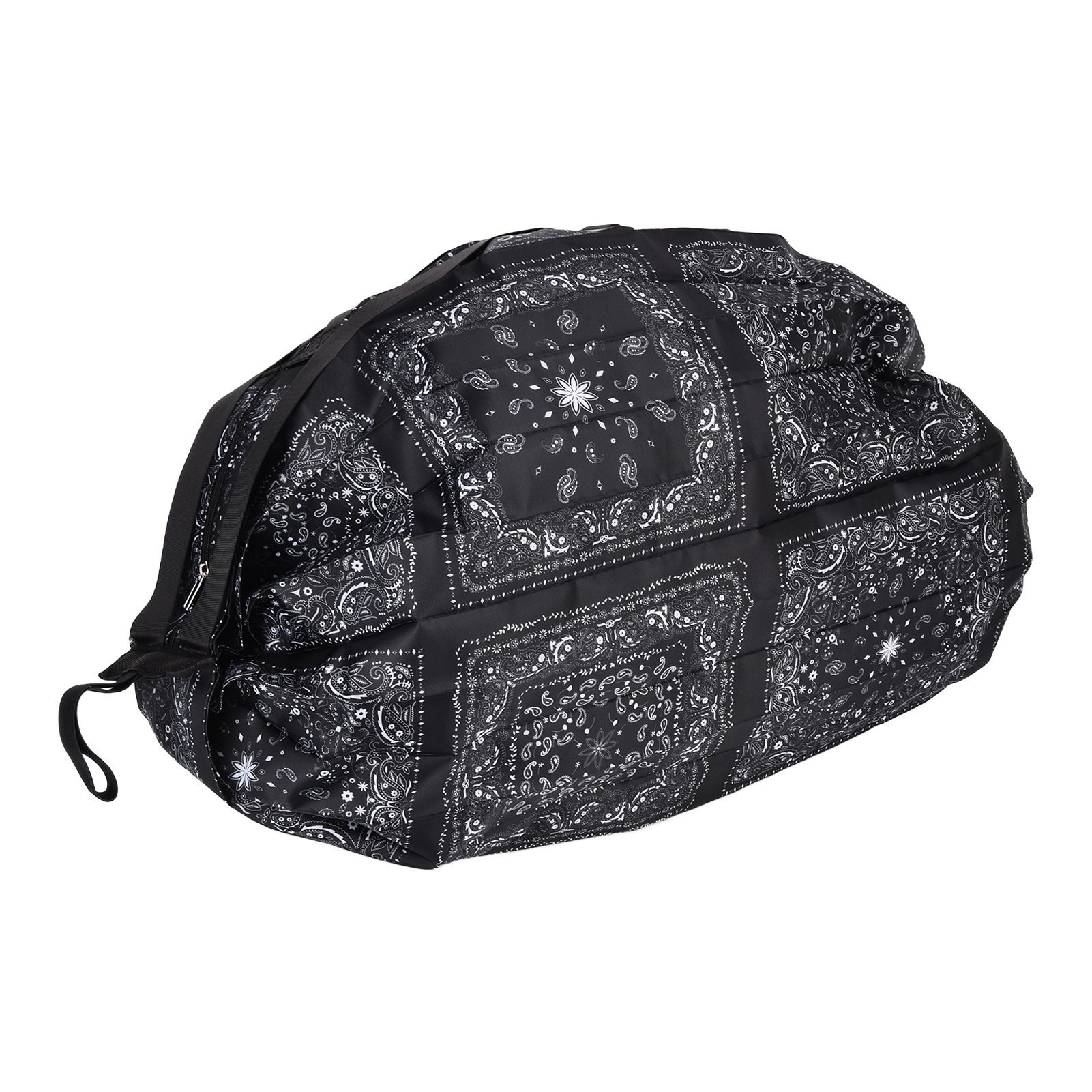 Stylish Shopping Backpacks Foldable Reusable Eco Friendly Grocery Bags for Shopping TravelBlack - Image 3