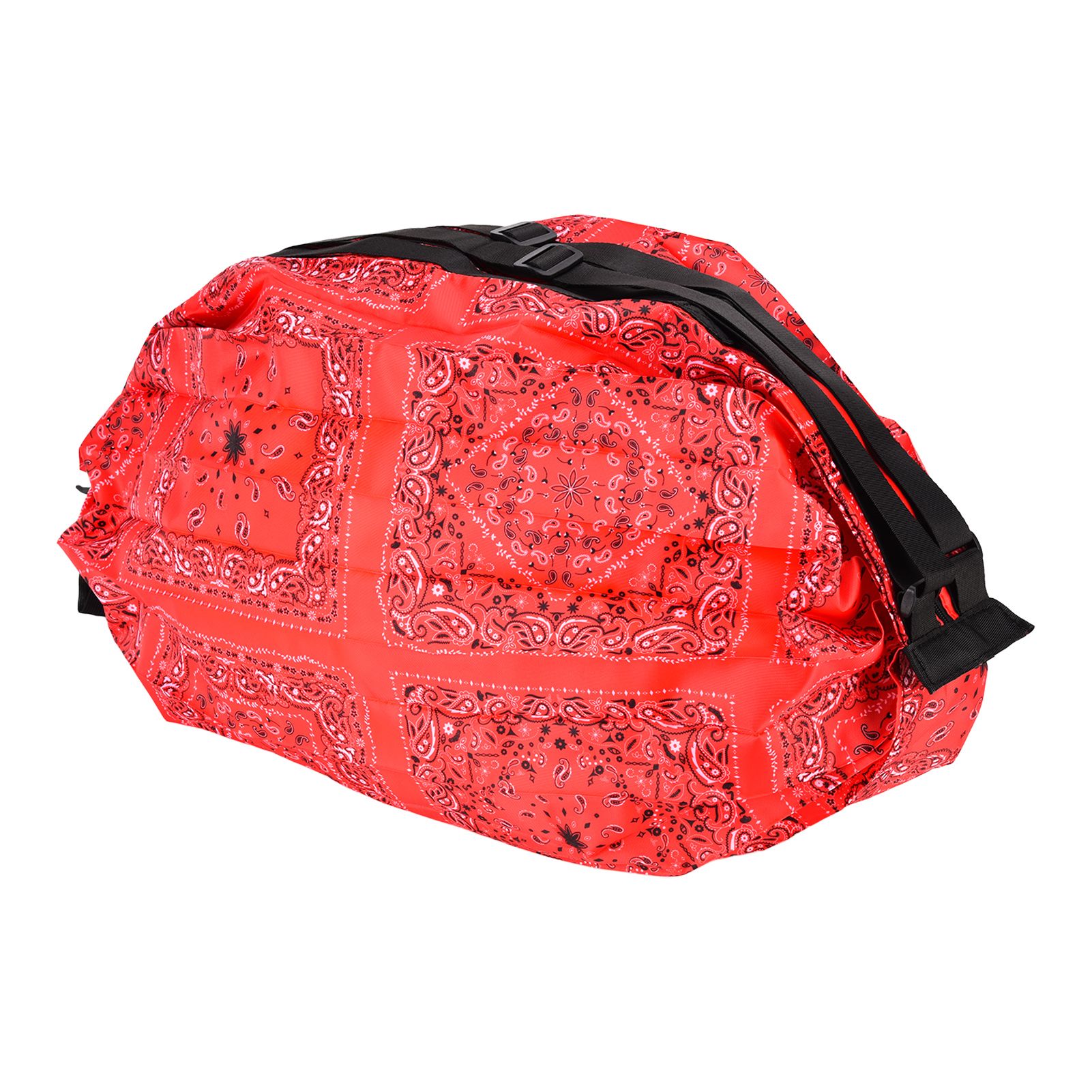 Stylish Shopping Backpacks Foldable Reusable Eco Friendly Grocery Bags for Shopping TravelRed - Image 3